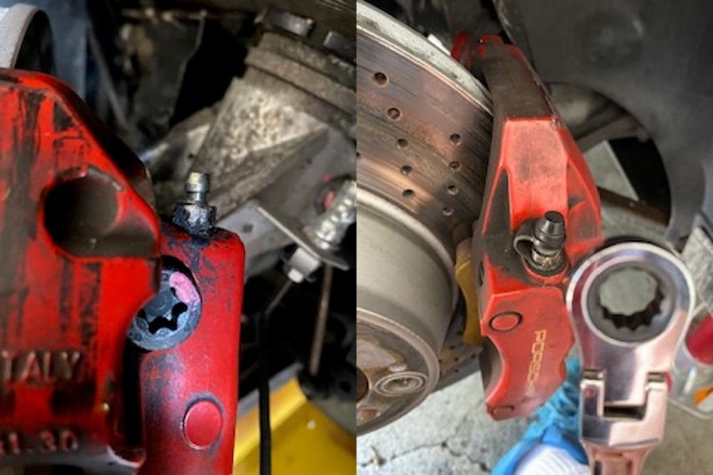 Caliper Bleeder Valve Replacement Rennlist Porsche Discussion Forums