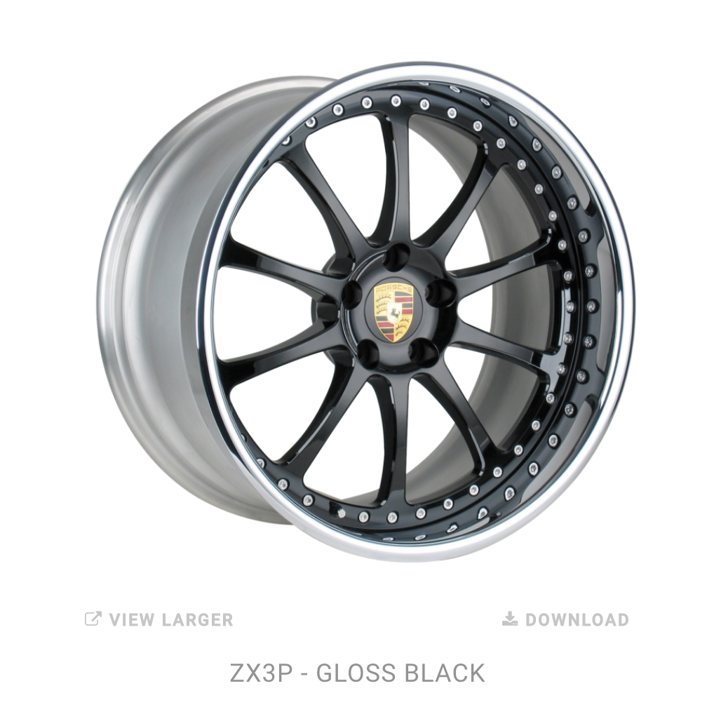 Wheels and Tires/Axles - Forgeline ZX3P Wheels in Black - Used - 2007 to 2012 Porsche 911 - San Rafael, CA 94901, United States