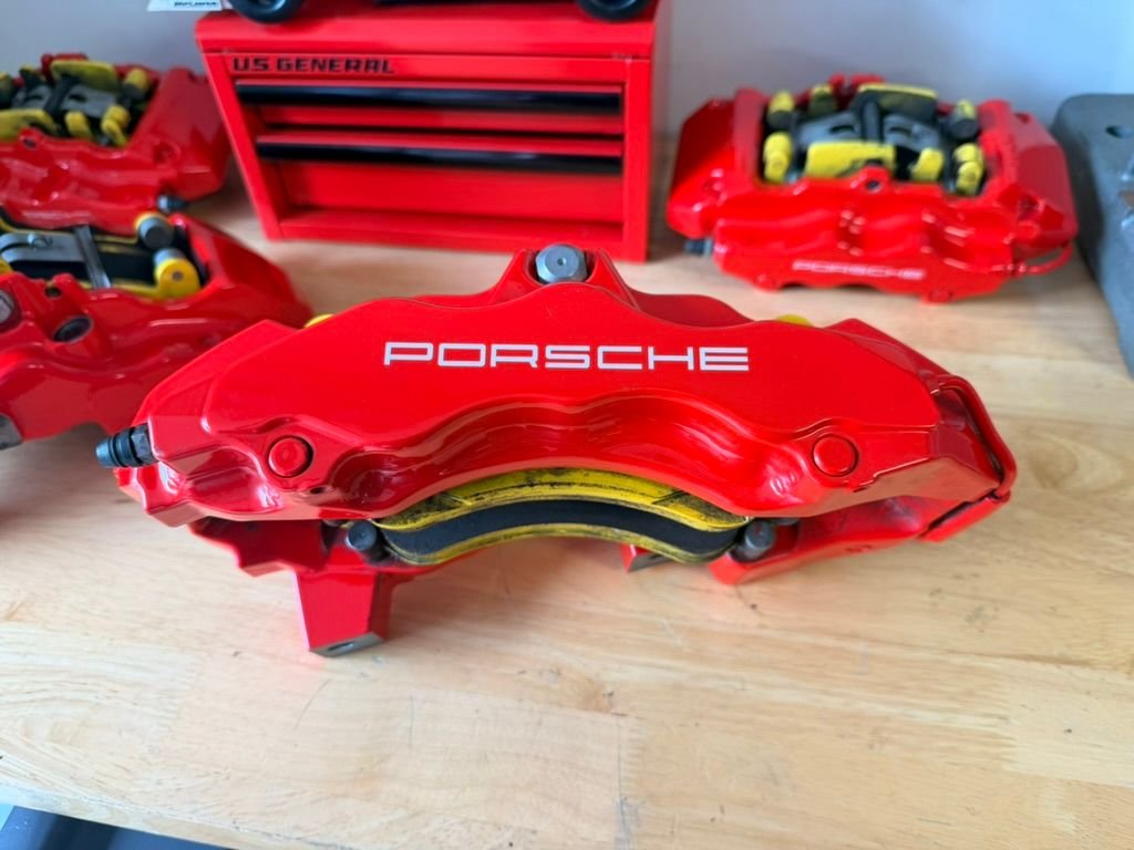 Brakes - 996/997 Gen 1 PCCB (GT3/TT Front 6-Piston) Caliper Set - Used - Redwood City, CA 94061, United States