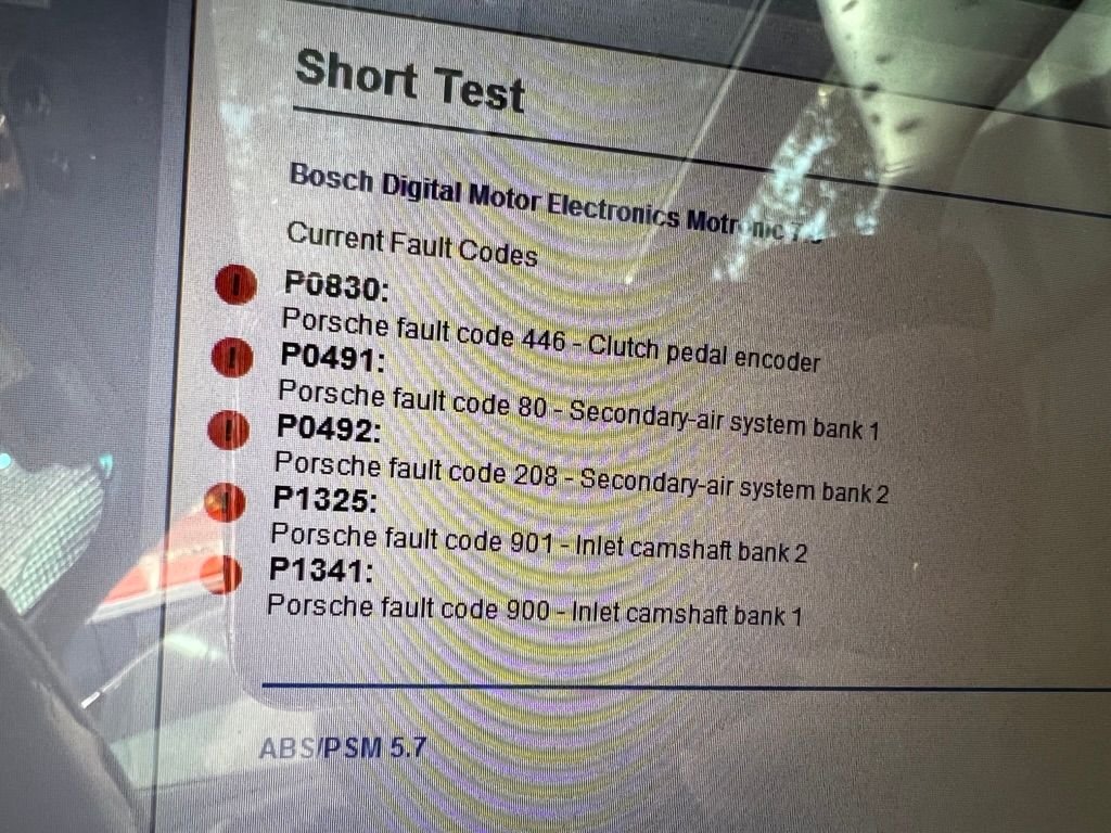 Camshaft (P0491 and P0492) and SAI (P1325 & P1341) error codes on both