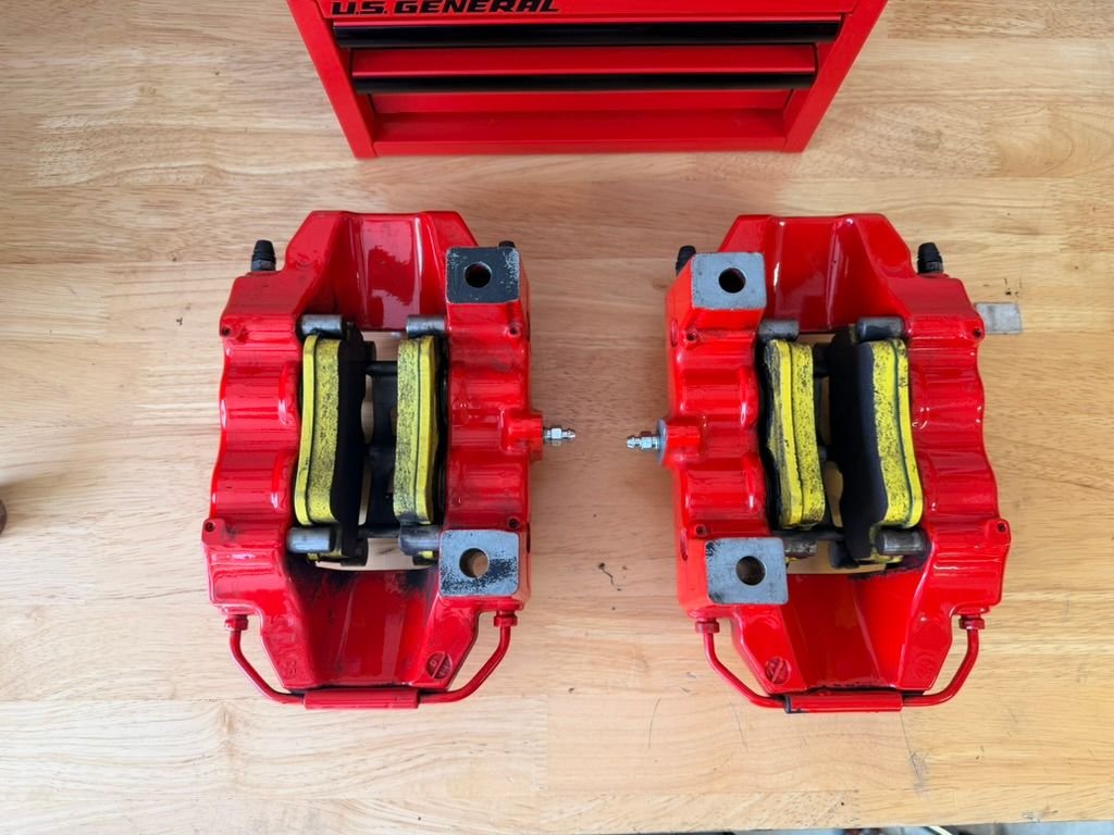 Brakes - 996/997 Gen 1 PCCB (GT3/TT Front 6-Piston) Caliper Set - Used - Redwood City, CA 94061, United States