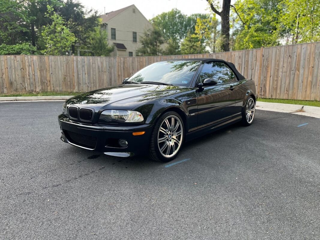2004 BMW M3 - LOW MILEAGE 2004 e46 M3 Convertible -- Black on Cinnamon, 24K Miles and 2 Owners - Used - VIN WBSBR93414PK06483 - 24,500 Miles - 6 cyl - 2WD - Automatic - Convertible - Black - Fairfax, VA 22030, United States
