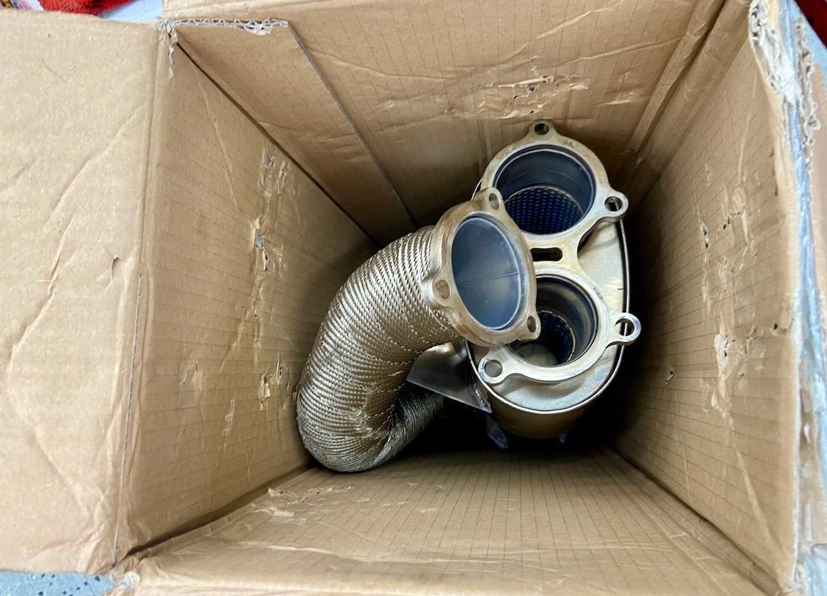 Engine - Exhaust - Kline Inconel Muffler and SS OAP for 718 GT4/Spyder/4.0 GTS - Used - All Years  All Models - Jersey City, NJ 07302, United States