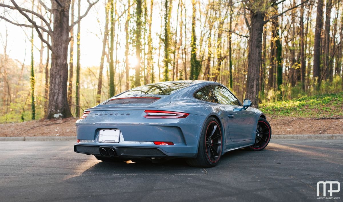 2018 Porsche 911 - Graphite Blue 2018 GT3 Touring - Used - VIN WP0AC2A95JS175385 - 1,785 Miles - 6 cyl - 2WD - Manual - Coupe - Blue - Atlanta, GA 30360, United States