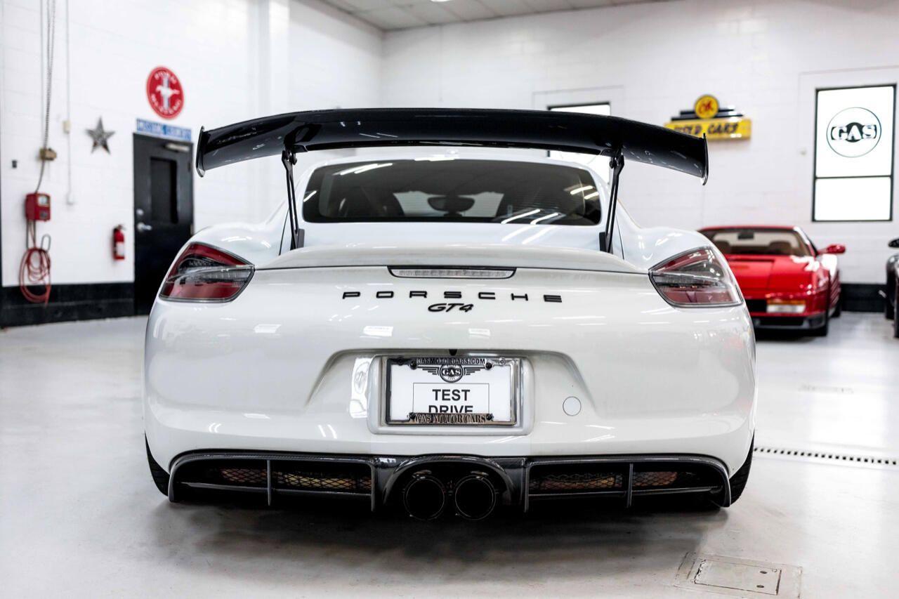 2016 Porsche Cayman GT4 - Porsche Cayman GT4 carrara white, LWB, PCCB, high spec with lots of tasteful mods - Used - VIN WP0AC2A85GK191991 - 6 cyl - 2WD - Manual - Coupe - White - Atlanta, GA 30305, United States