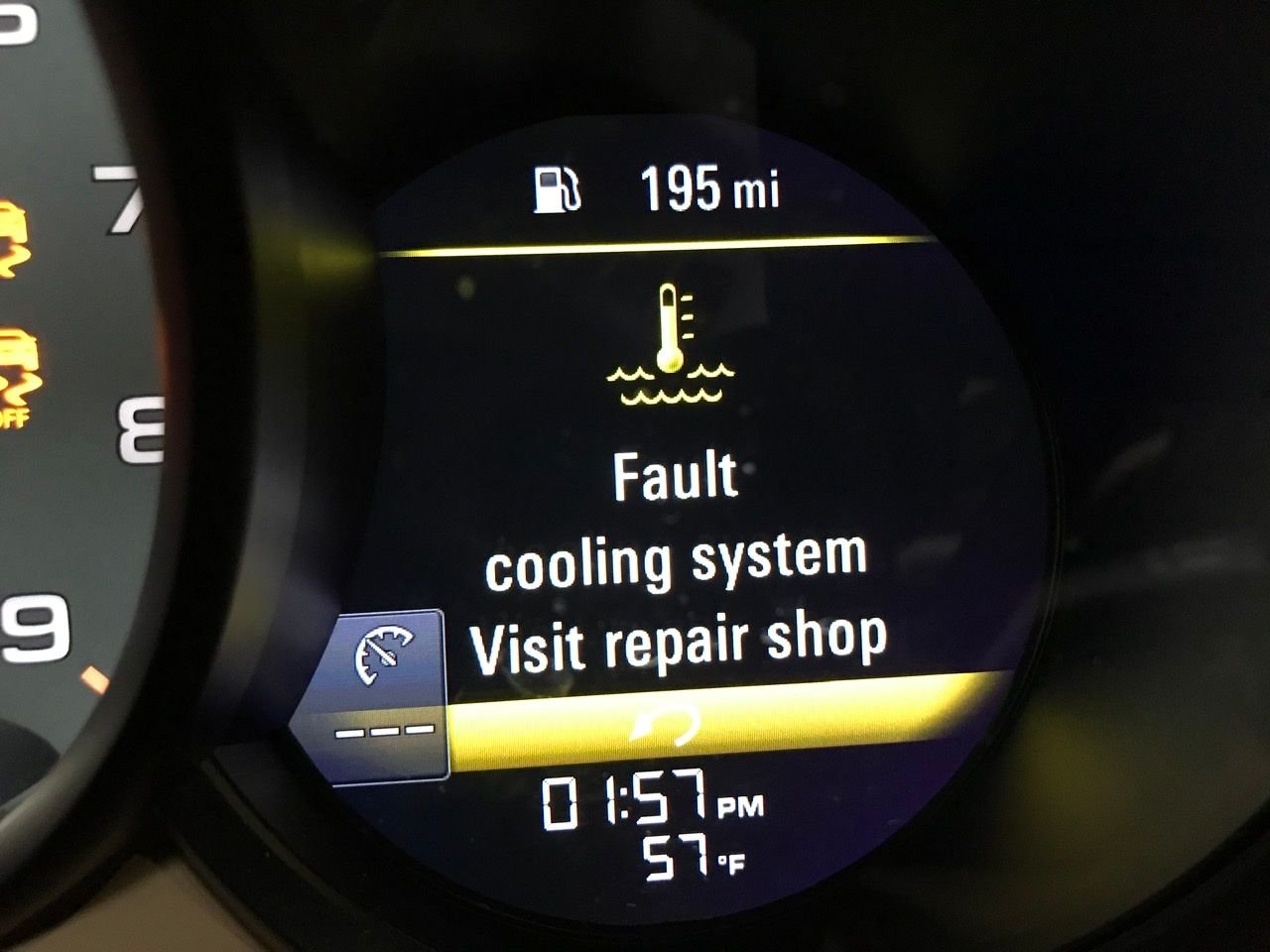 Fault cooling system Visit repair shop Rennlist Porsche