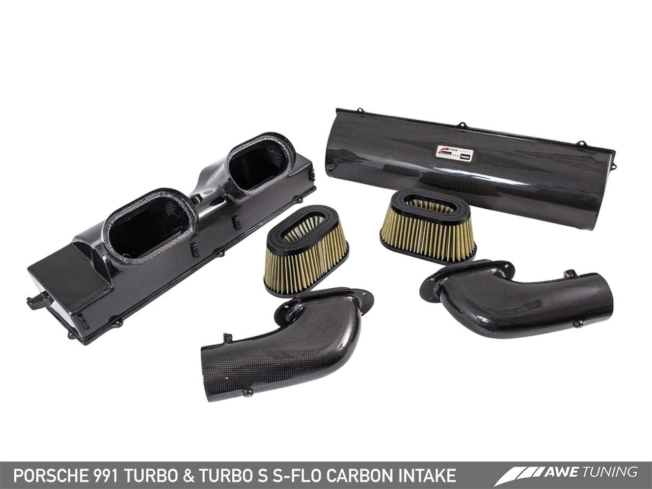 Engine - Intake/Fuel - 991.1 or 991.2 Turbo S - AWE Tuning Carbon Fiber Airbox - Used - 2014 to 2019 Porsche 911 - Fort Lauderdale, FL 33331, United States
