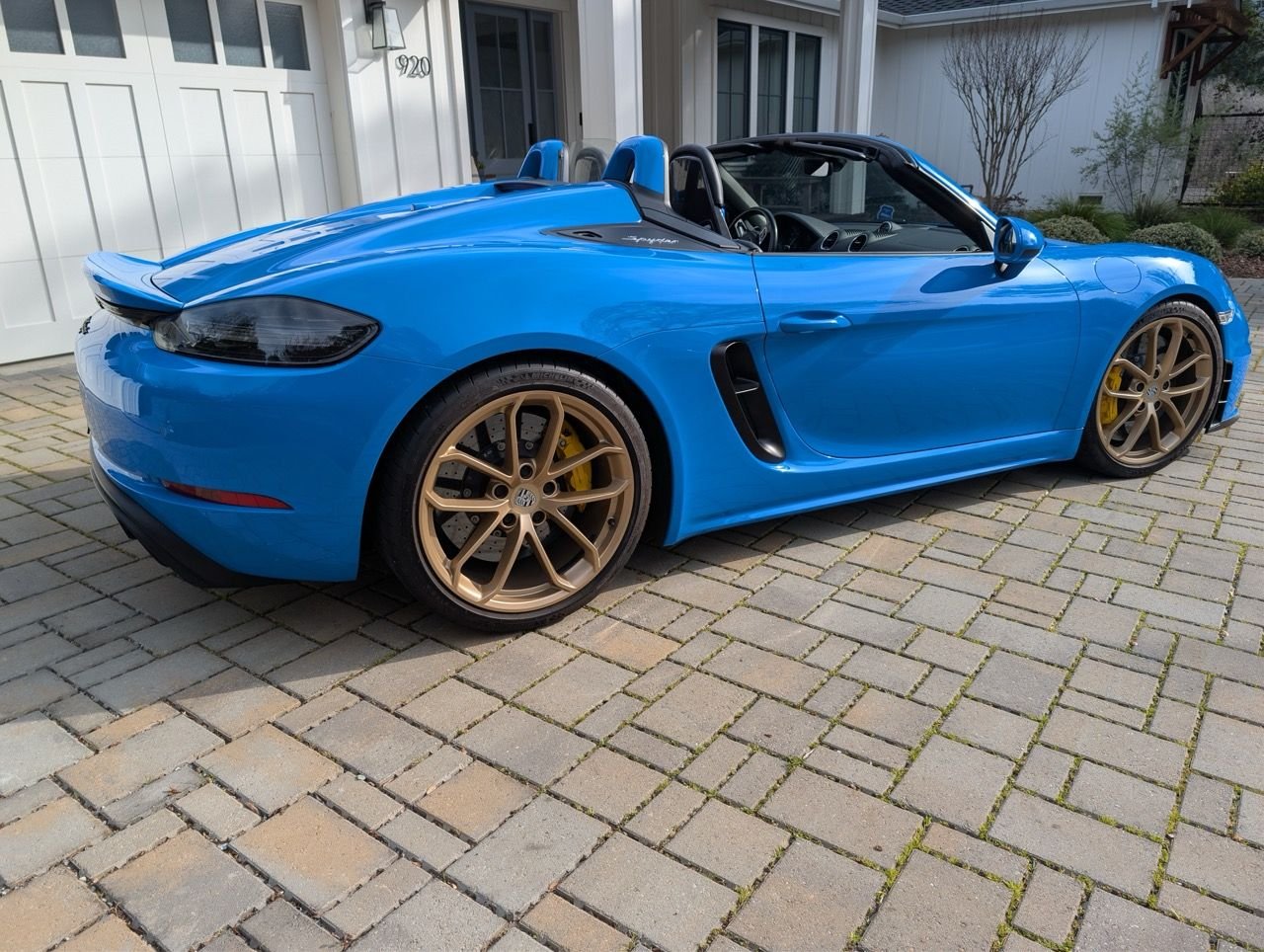 2022 Porsche 718 - 2022 718 Spyder - Shark Blue - PCCB/LWBS - MSRP $132k+ - 8,700mi - Used - VIN WP0CC2A81NS235507 - 8,700 Miles - 6 cyl - 2WD - Manual - Convertible - Blue - Lafayette, CA 94549, United States