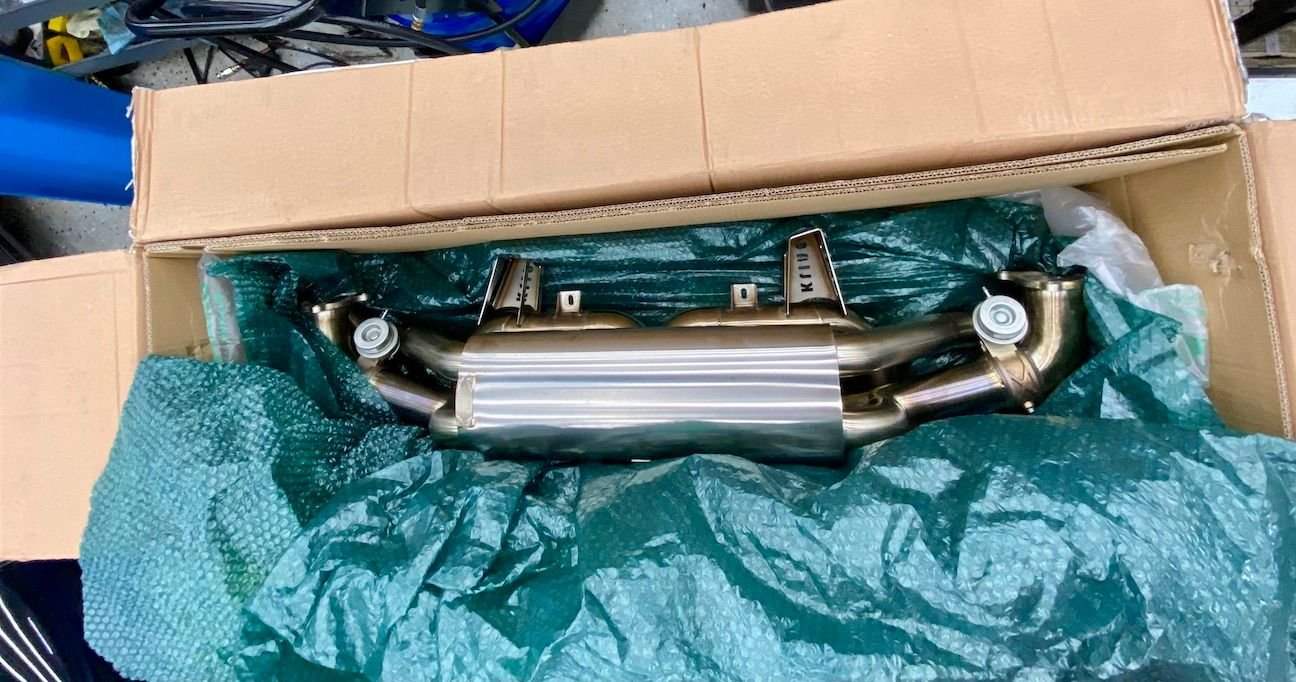 Engine - Exhaust - Kline Inconel Muffler and SS OAP for 718 GT4/Spyder/4.0 GTS - Used - All Years  All Models - Jersey City, NJ 07302, United States