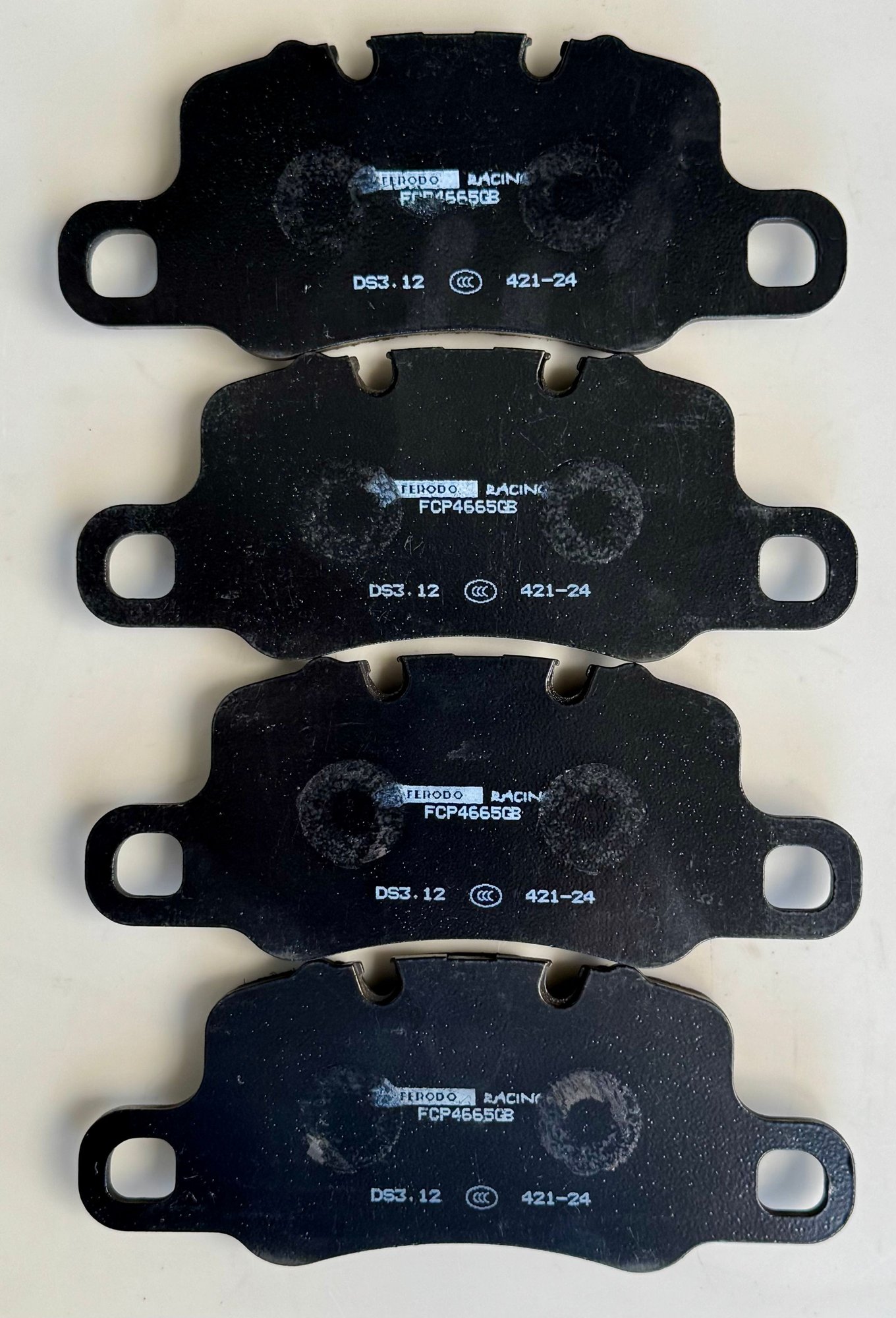 Brakes - Ferodo DS3.12 Pads for 992 GT3RS, barely used - Used - 2024 to 2026 Porsche 911 - Atlanta, GA 30305, United States