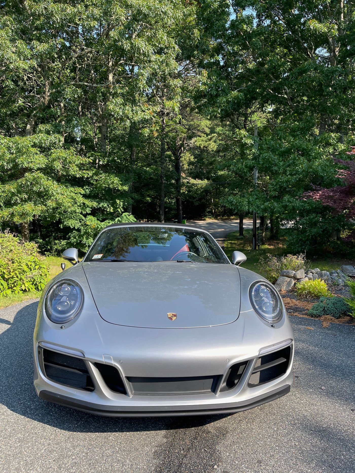 2018 Porsche 911 - 2018 Targa 4 GTS - MT - GT Silver with Bordeaux leather interior, 9300 miles - Used - VIN WP0BB2A92JS134204 - 9,500 Miles - 6 cyl - 4WD - Manual - Convertible - Silver - Boston, MA 02446, United States