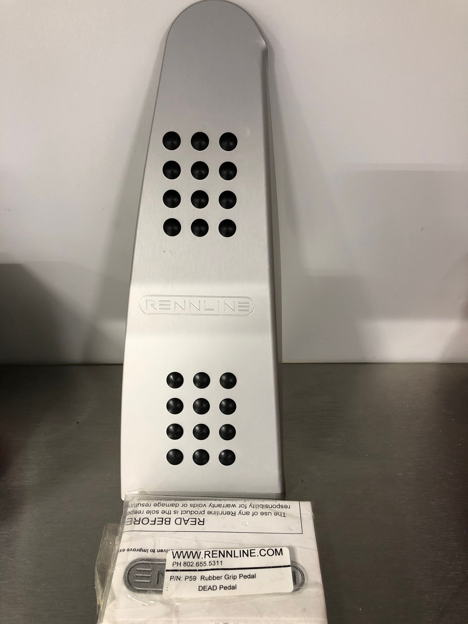 Interior/Upholstery - Rennline Aluminum Dead Pedal - $60 - 997/996/986/987/Cayman - New - 1999 to 2011 Porsche 911 - Hillsborough, CA 94010, United States