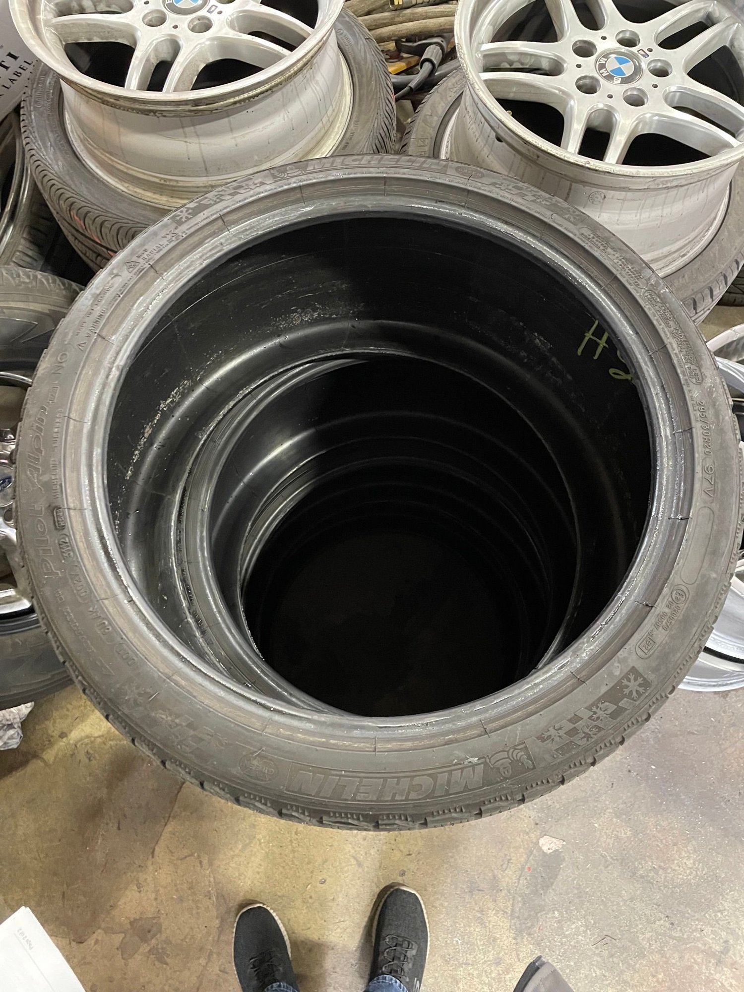 Wheels and Tires/Axles - FS: WINTER TIRES MICHELIN PILOT ALPINE N0 235/35/20 & 295/30/20 - Used - Norridge, IL 60706, United States