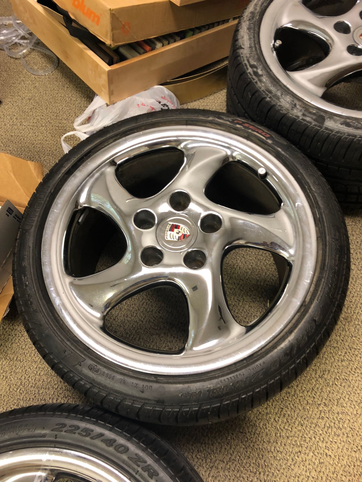 Wheels and Tires/Axles - Oem chrom 993 wheels with new tires - Used - All Years Any Make All Models - Altamonte Springs, FL 32714, United States