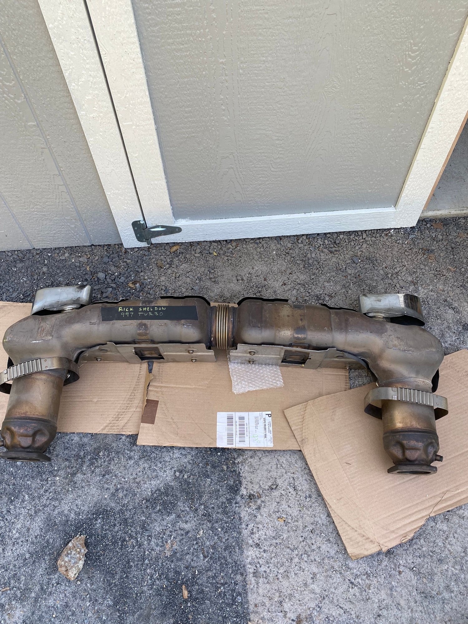 Engine - Exhaust - 997.1  Turbo OEM Exhaust - Used - 2007 to 2009 Porsche 911 - Santa Rosa, CA 95409, United States