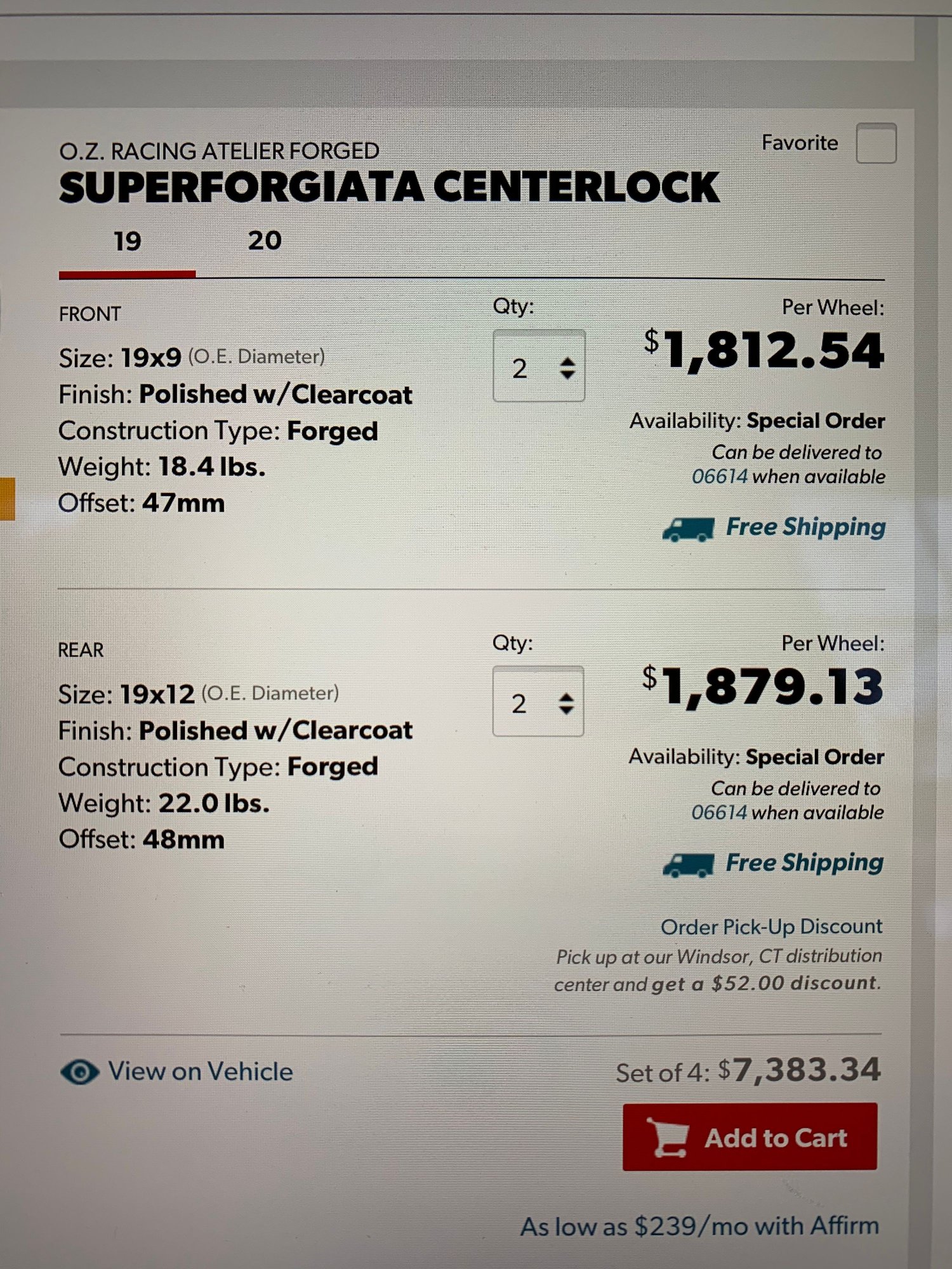 Wheels and Tires/Axles - OZ Superforgiata Wheels - 997 GT3RS and GT2RS fitment - Used - Stratford, CT 06614, United States