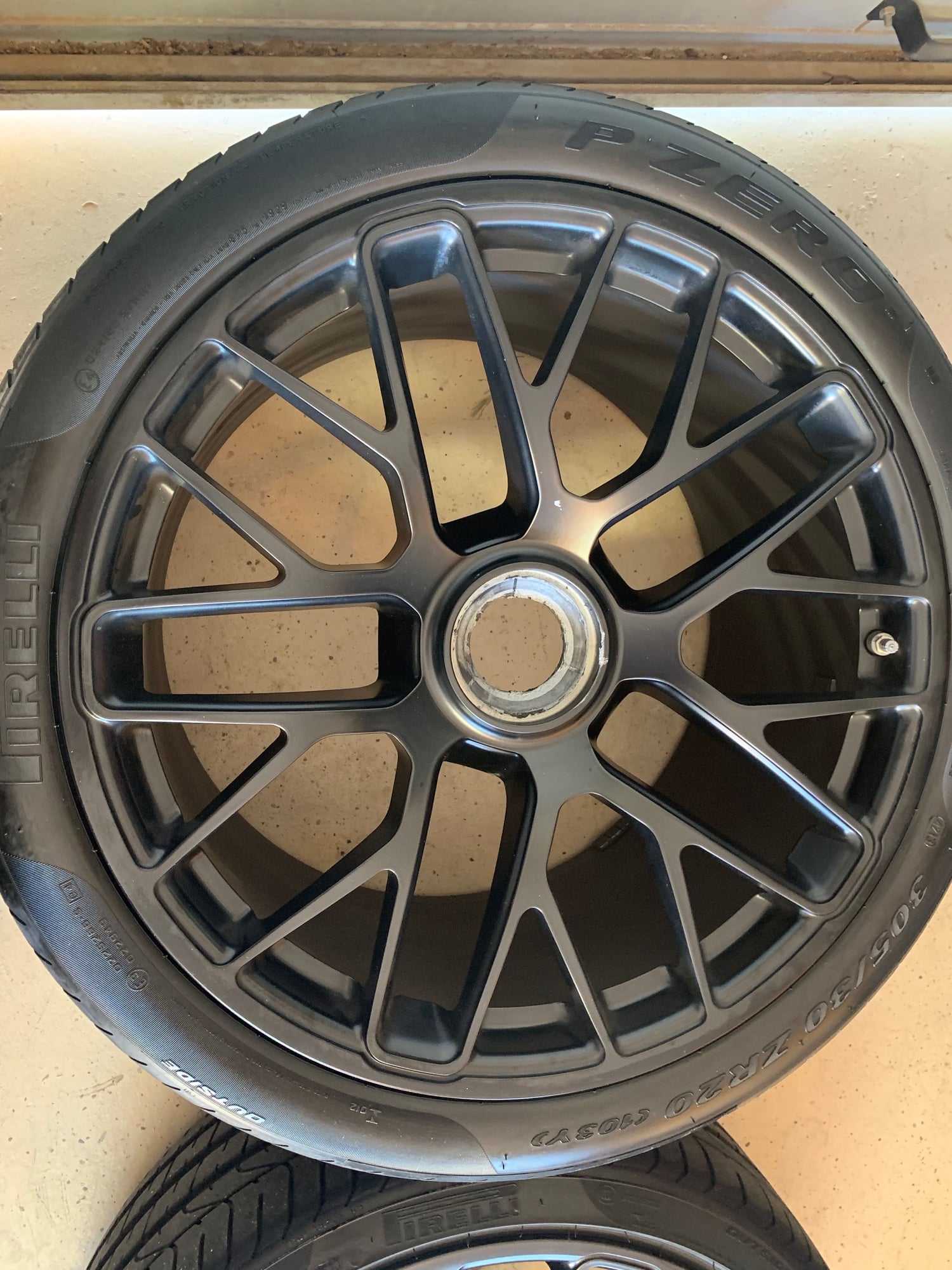 Wheels and Tires/Axles - 991 Turbo S Wheels finished in matte black w/ Tires - Used - 2014 to 2018 Porsche 911 - Scottsdale, AZ 85258, United States