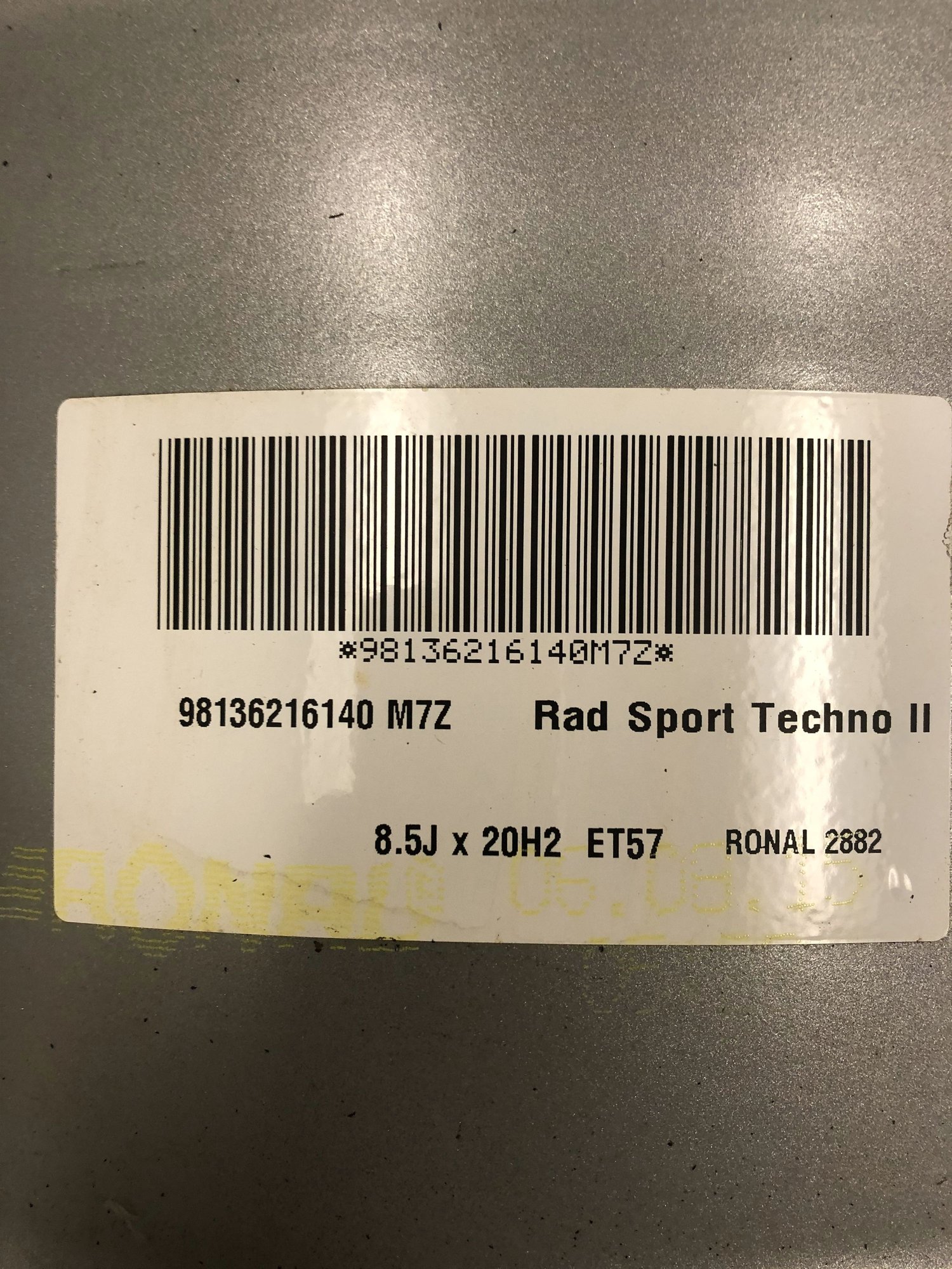 Wheels and Tires/Axles - 20" Porsche OEM Sport Techno Wheels for 981 Cayman/Boxster - Used - 2012 to 2016 Porsche Cayman - Sf Bay Area, CA 94040, United States