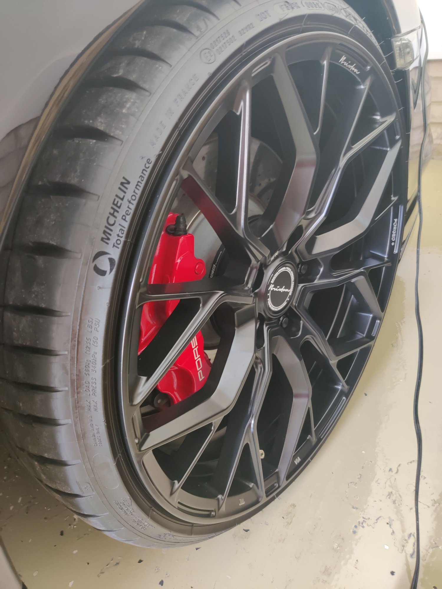 20" Brixton RF10 Black Concave Wheel and Tire Combo Rennlist