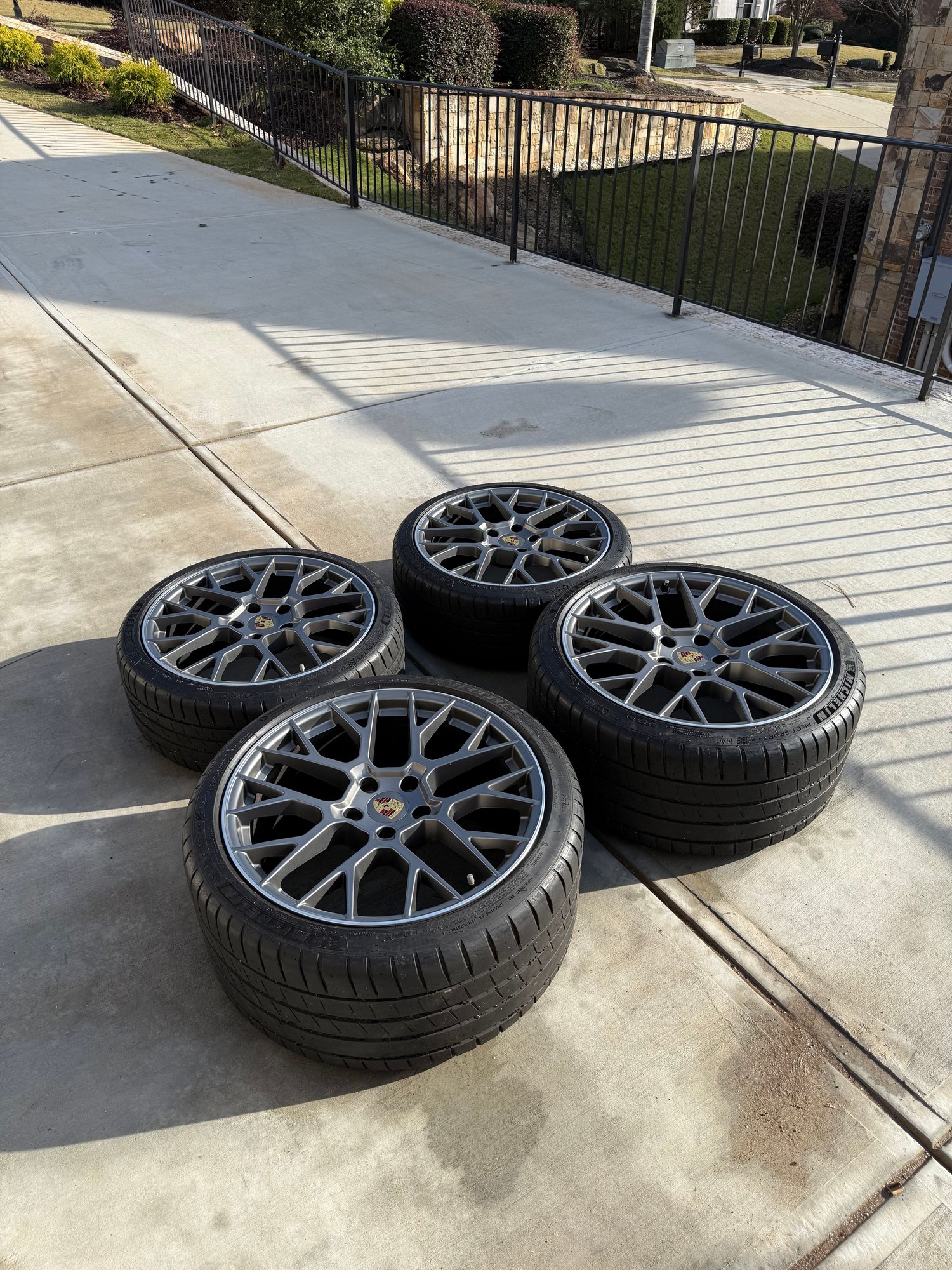Wheels and Tires/Axles - Porsche 992.1 911 20/21” OEM Wheels and Tires (RS Spyder) - Used - All Years  All Models - Suwanee, GA 30024, United States