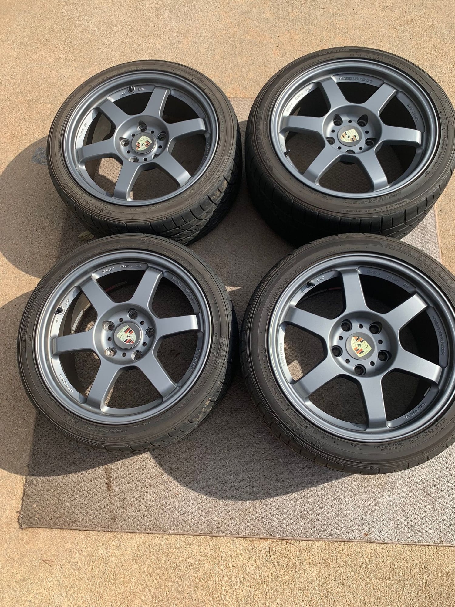 Wheels and Tires/Axles - Volk Racing TE37 18" Wheels - Used - 1997 to 2022 Porsche All Models - Easley, SC 29640, United States