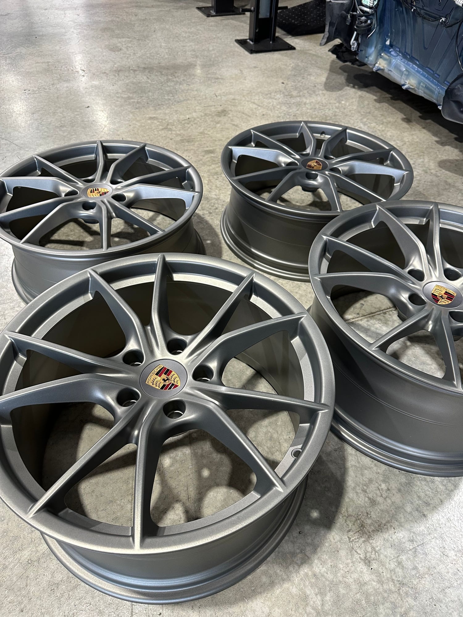 Wheels and Tires/Axles - FS: 20” 718/981 Carrera II platinum satin just refinished like new - Used - All Years  All Models - Saint Joseph, MO 64504, United States