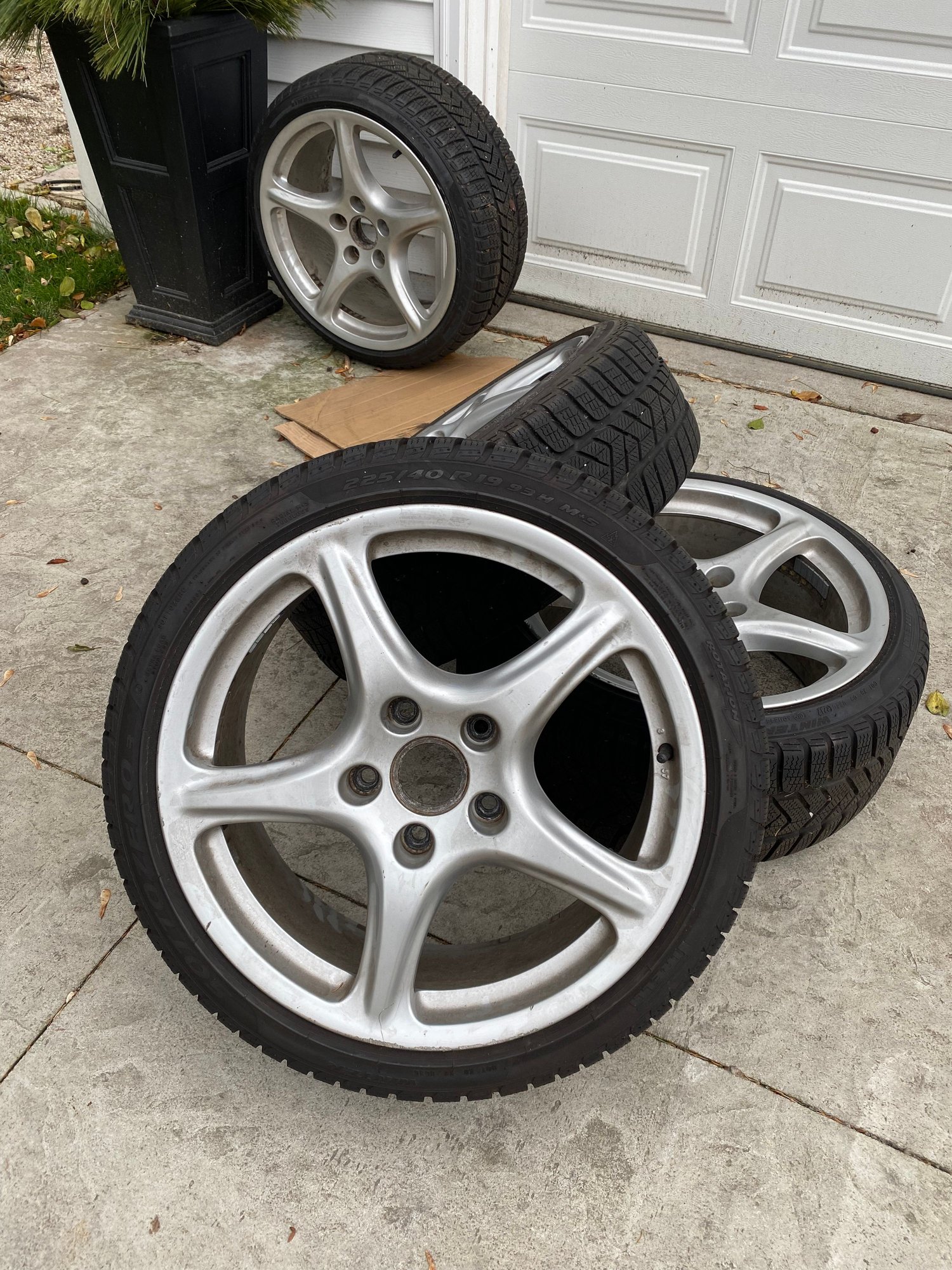 Wheels and Tires/Axles - Porsche 911 997 996 Cayman 987 OEM Carrera Classic BBS Wheels / Snow Tires - Used - 0  All Models - Green Bay, WI 54311, United States