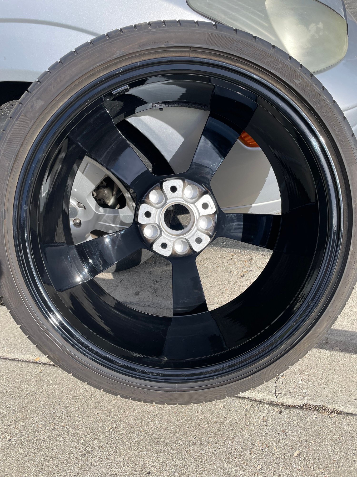 Wheels and Tires/Axles - 20" Exclusive Design Front Wheel 8.5X20 ET50 Jet Black with Pirelli PZERO NA1 tire - Used - All Years  All Models - Moorpark, CA 93021, United States