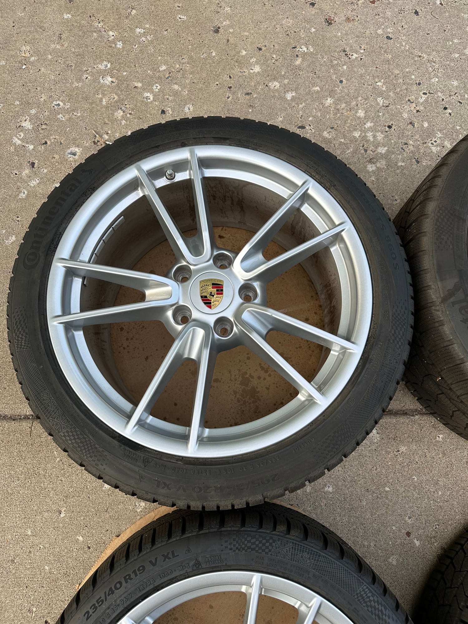 2020 Porsche Cayenne - 19/20" Carrera Winter Wheel Package - 992 OEM Wheels & Continental Tires - Wheels and Tires/Axles - $3,200 - Plymouth, MN 55447, United States