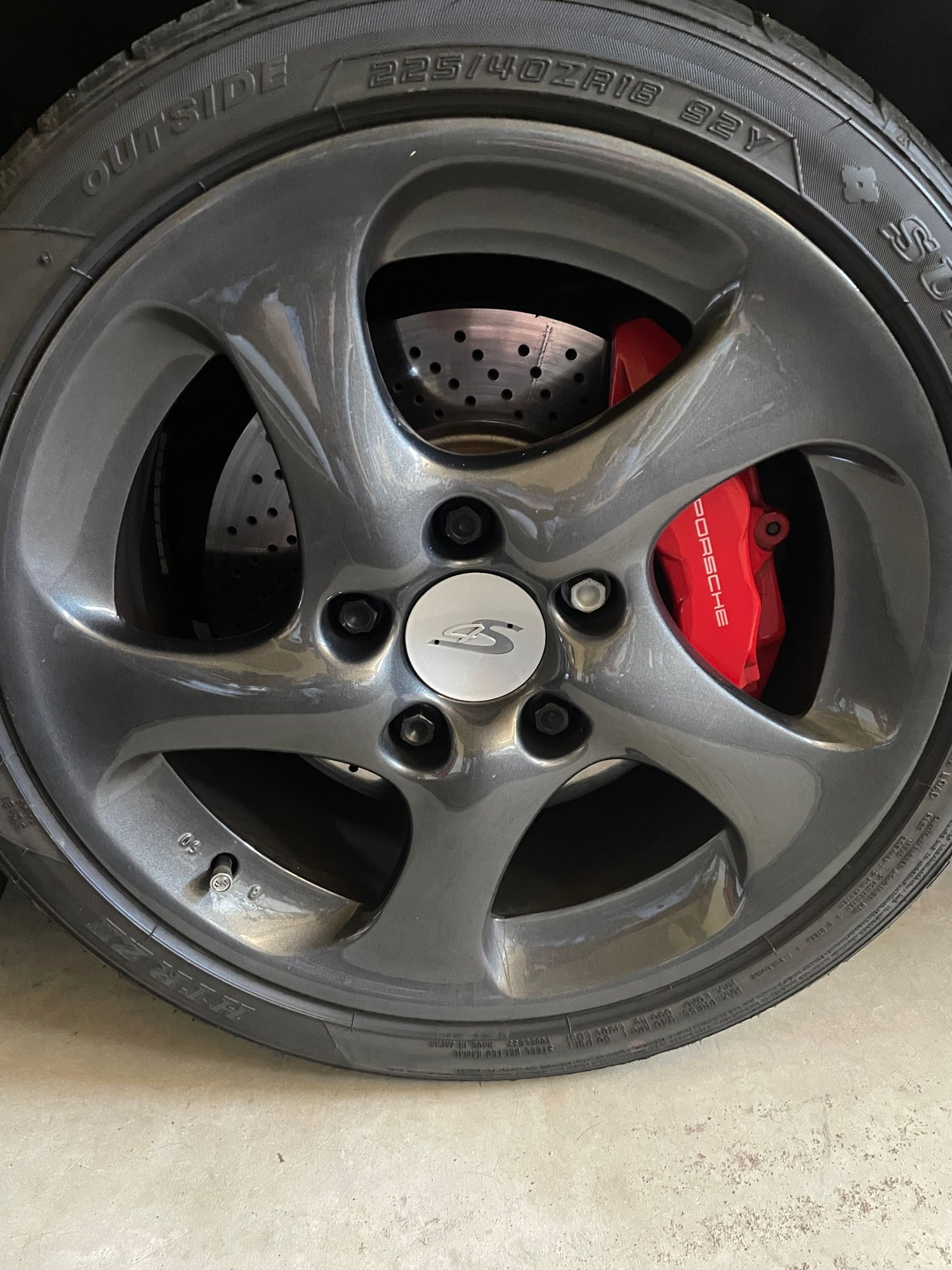 Wheels and Tires/Axles - Want to Trade - OEM Powder Coated Turbo Twist wheels for OEM Finish - SoCal - Used - 2001 to 2004 Porsche 911 - San Diego, CA 92007, United States