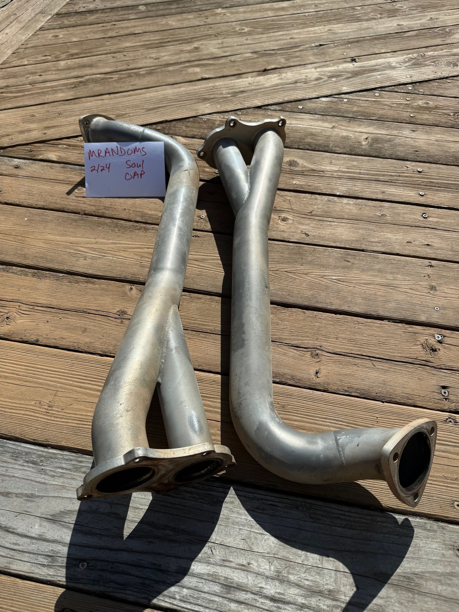 Engine - Exhaust - SOUL Competition Over Axle Pipes Porsche 718 GT4 / Spyder / GTS 4.0L with jet coating - Used - All Years  All Models - Long Island, NY 11566, United States