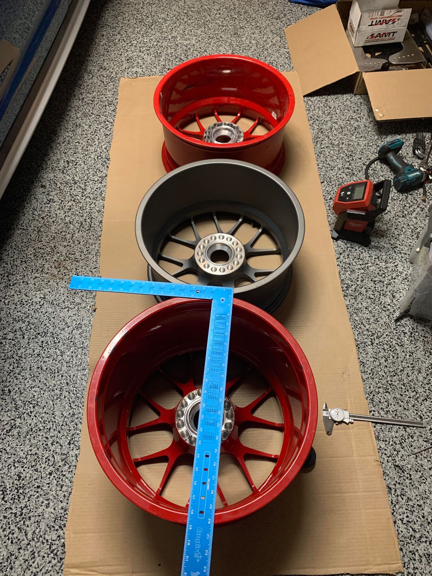 Wheels and Tires/Axles - GMG Centerlock Wheels 18x12 & 18x9 for 997.2 GT3/GT3RS - sold individually - Used - 2009 to 2017 Porsche 911 - Houston, TX 77346, United States