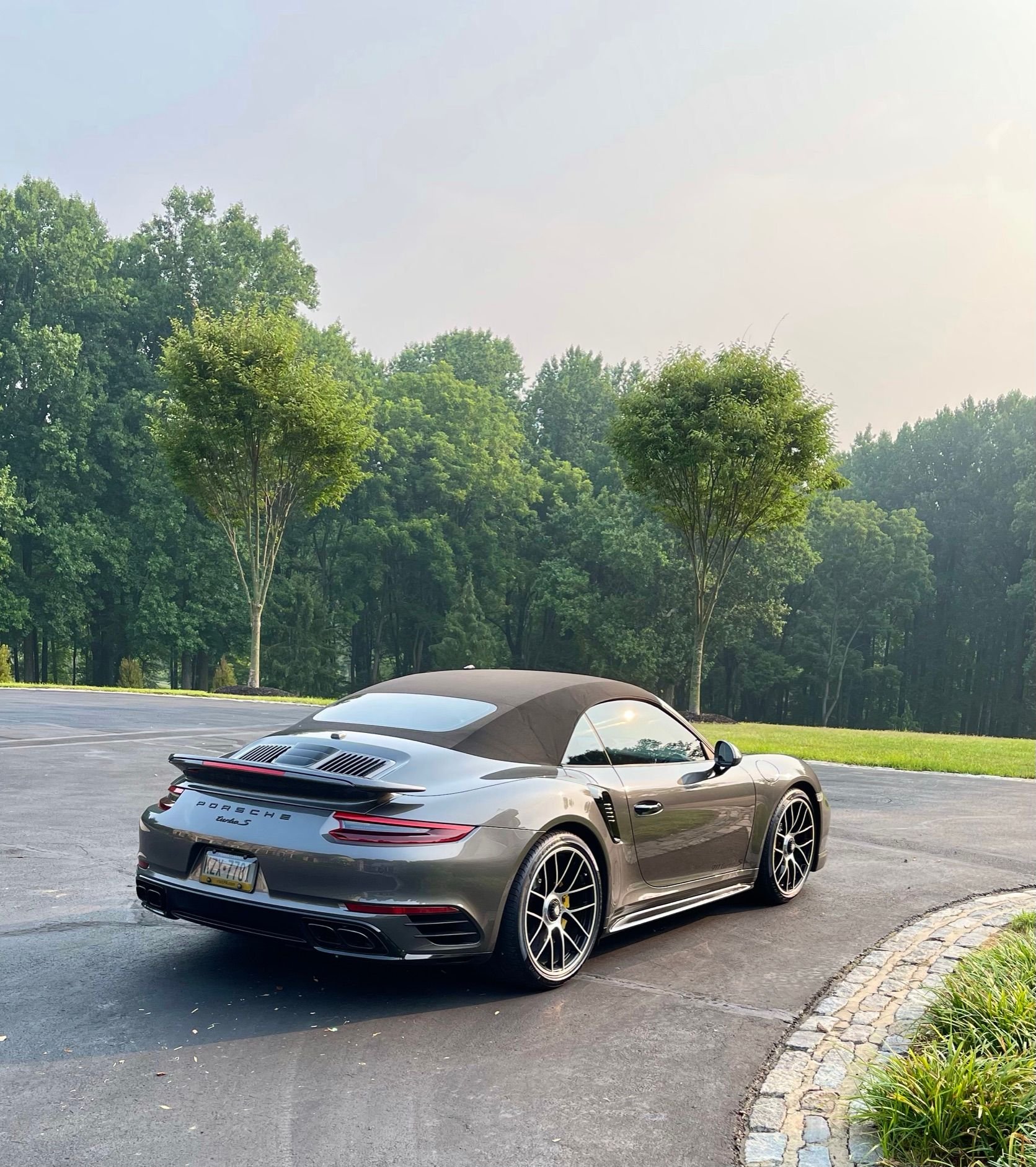 2019 Porsche 911 - 2019 Agate Grey 911 Turbo S Cab <5000mi (Philly) - Used - VIN WP0CD2A99KS144907 - 4,500 Miles - 6 cyl - AWD - Automatic - Convertible - Gray - Chester County, PA 19348, United States
