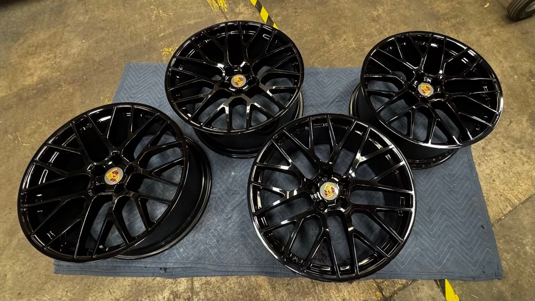 Wheels and Tires/Axles - 21" OEM Gloss Black Macan RS Spyder Wheels - Used - -1 to 2026  All Models - Bellevue, WA 98004, United States