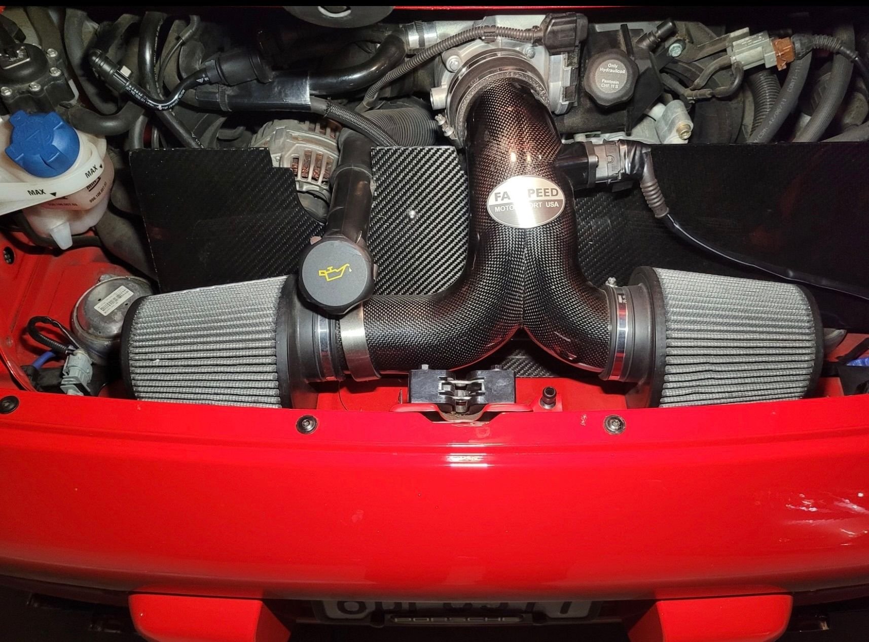 Engine - Intake/Fuel - Fabspeed Porsche 997 Carrera Carbon Fiber Competition Air Intake System (2005-2008) - Used - 2005 to 2008 Porsche Carrera - Concord, CA 94521, United States
