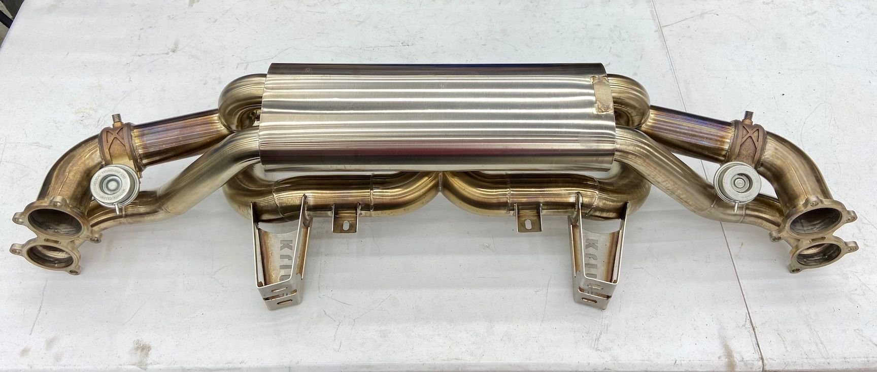 Engine - Exhaust - Kline Inconel Muffler and SS OAP for 718 GT4/Spyder/4.0 GTS - Used - All Years  All Models - Jersey City, NJ 07302, United States