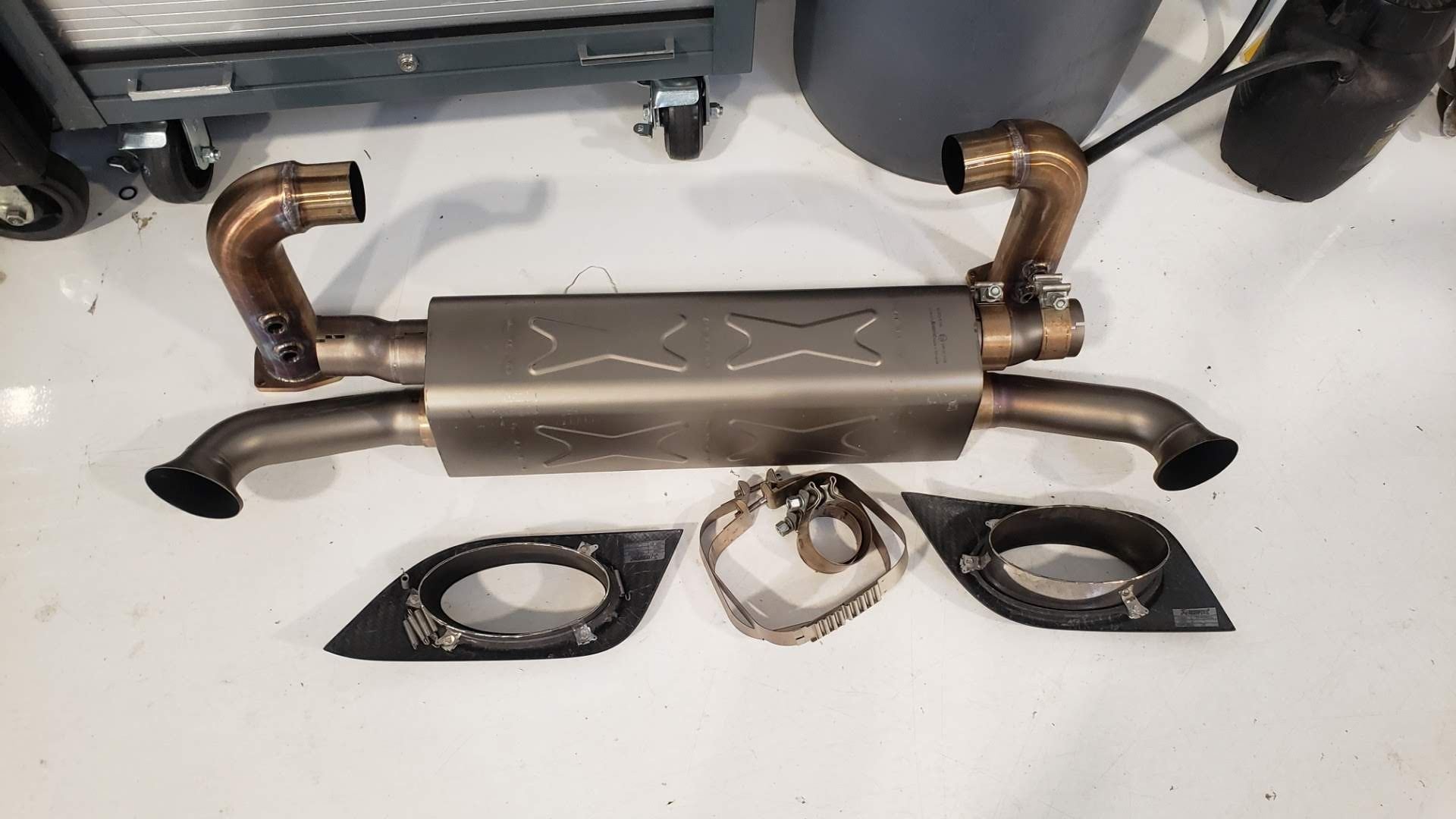 FS Akrapovic Exhaust + Link Pipes Porsche 991 Turbo / Turbo S 5800