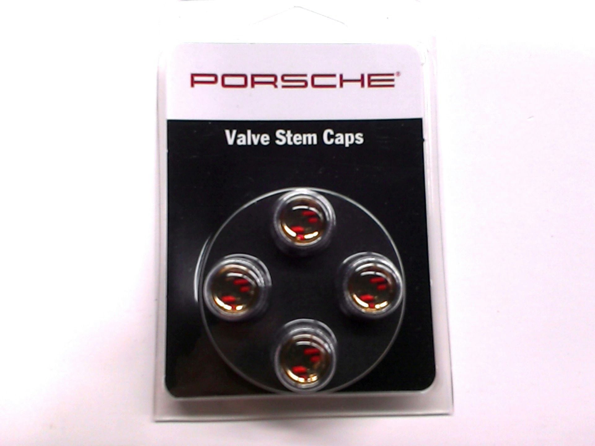 Accessories - Black Porsche Key Chain OEM and Valve Stem Caps OEM Both Unused - New - Dundee, IL 60118, United States