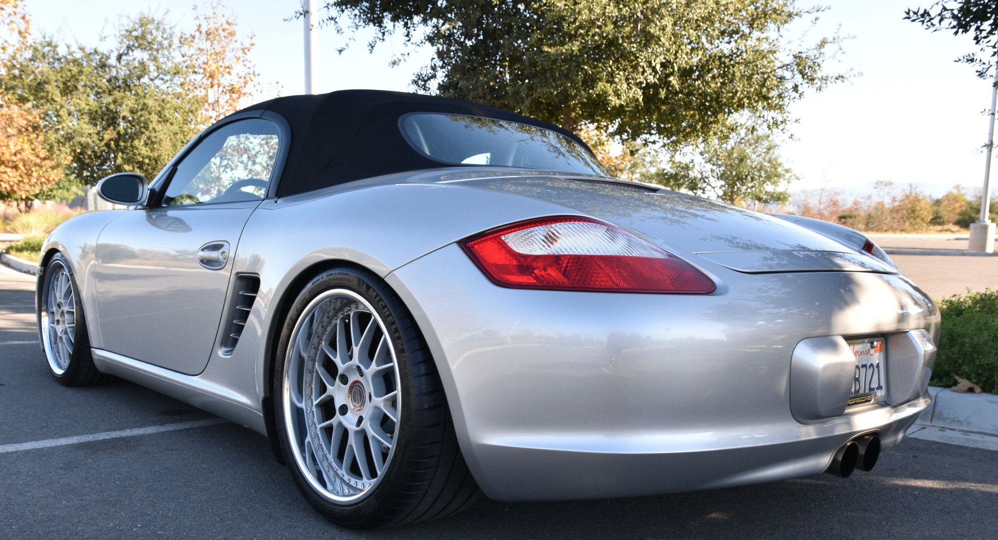 2007 Porsche Boxster - 2007 Boxster- manual transmission, see full list of upgrades - Used - VIN WP0CA29837U710995 - 67,600 Miles - 6 cyl - 2WD - Manual - Convertible - Silver - Orange, CA 92867, United States