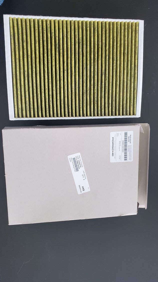 OilChange/EngineAirFilter service procedure for the 2019 Porsche