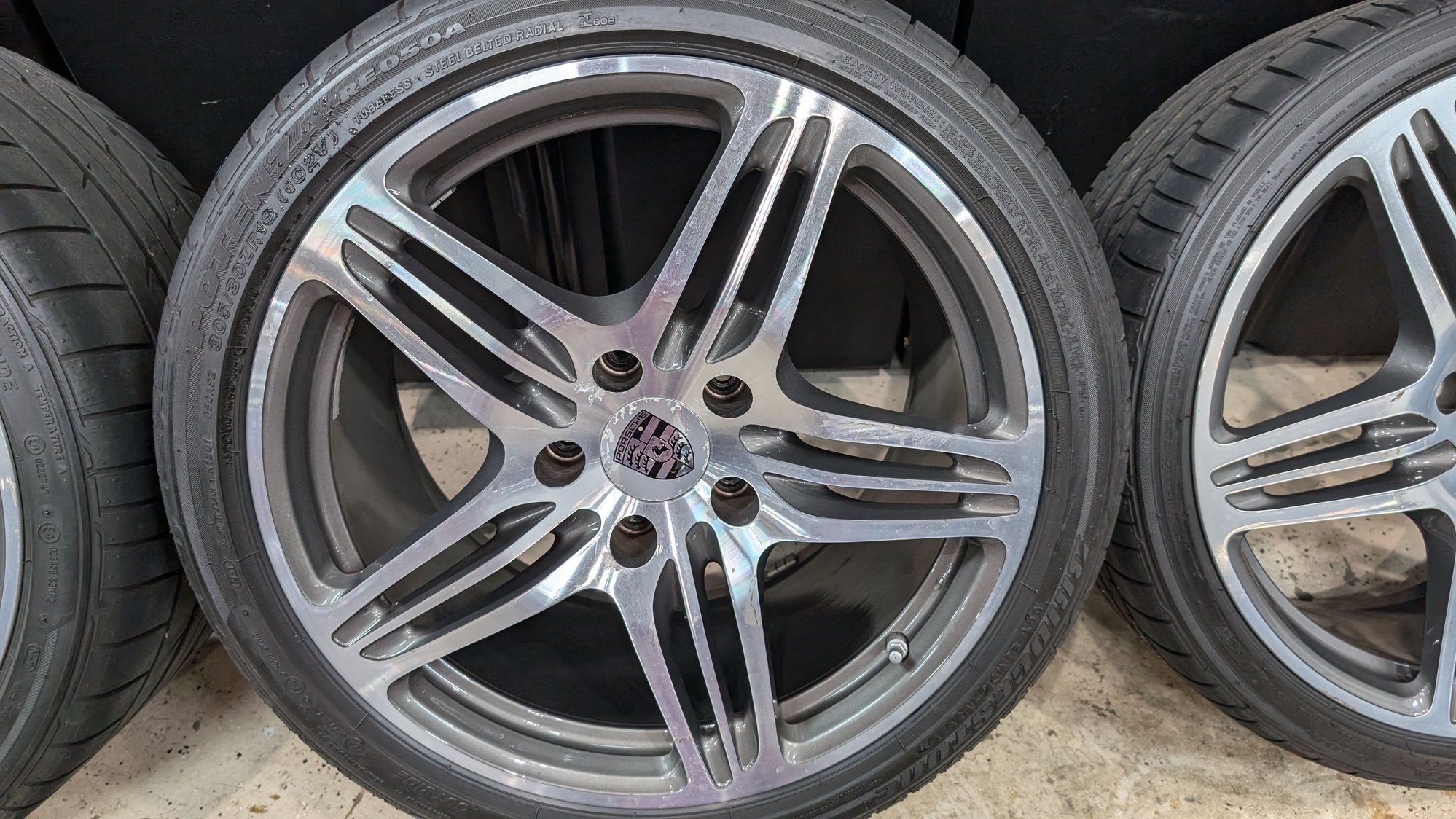 Wheels and Tires/Axles - Turbo wheels (997.1) with tires and TPMS - Used - All Years Porsche 911 - Pittsburgh, PA 15215, United States