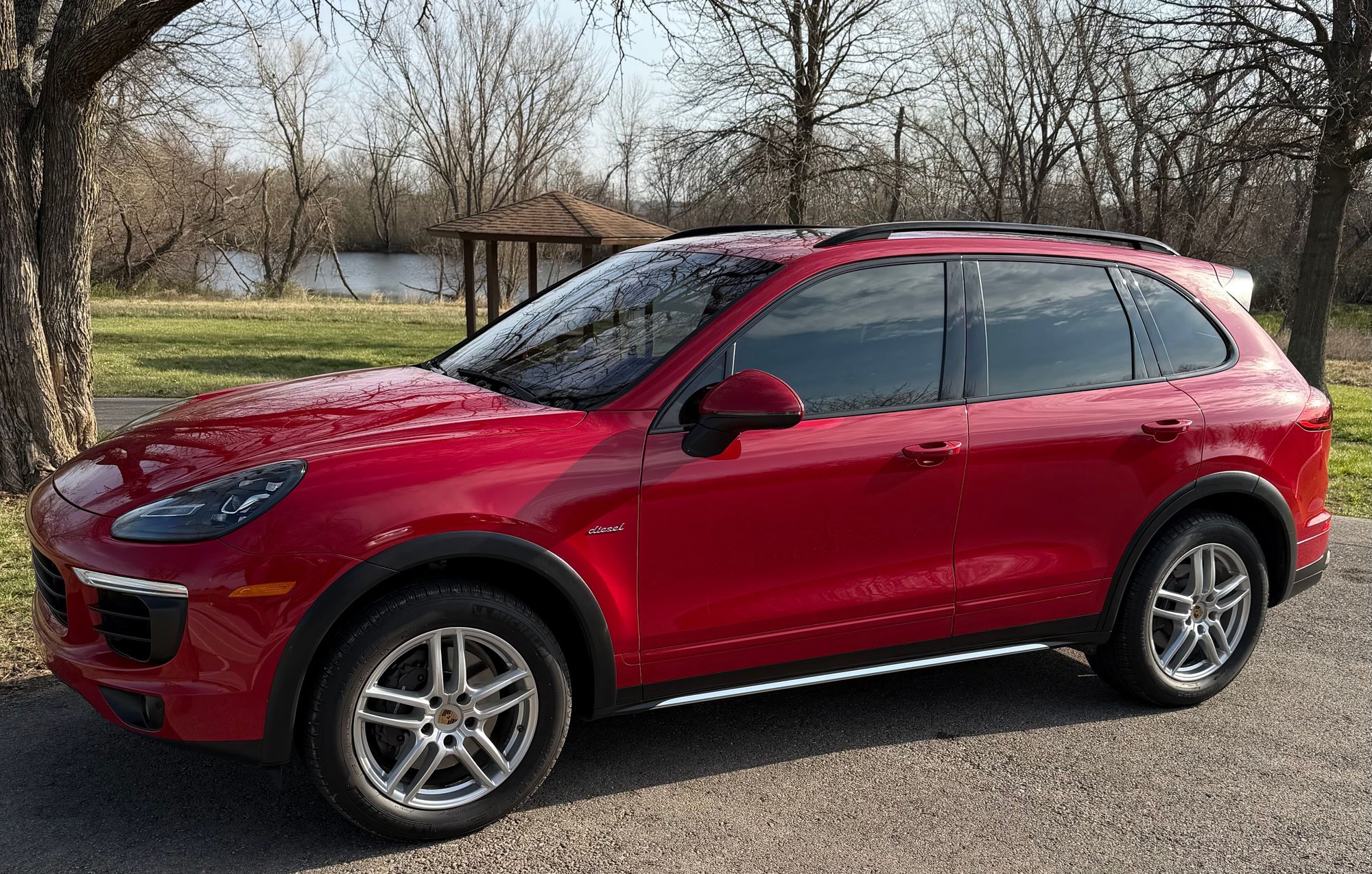 2015 Porsche Cayenne - 2015 Porsche Cayenne Diesel Carmine Red - Used - Overland Park, KS 66221, United States