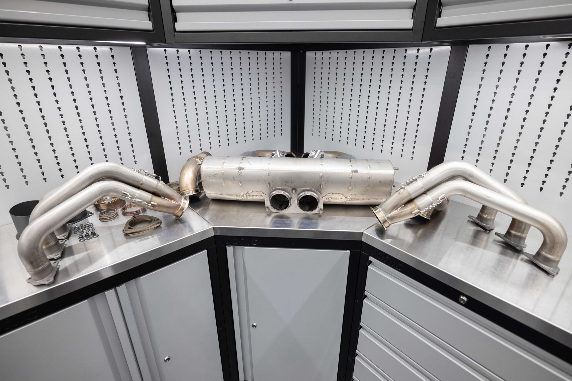 Engine - Exhaust - 991.2 GT3 or GT3 RS Full Dundon Motorsports Header/Center Muffler Full Exhaust System - Used - 2018 to 2020 Porsche GT3 - Lady Lake, FL 32159, United States