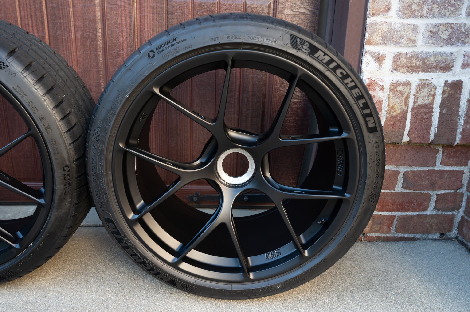 Wheels and Tires/Axles - BBS FI-R - 20" - Satin Black - Michelin PS4S w/ TPMS - Used - 2015 to 2019 Porsche GT3 - 2015 to 2019 Porsche 911 - Blythewood, SC 29016, United States