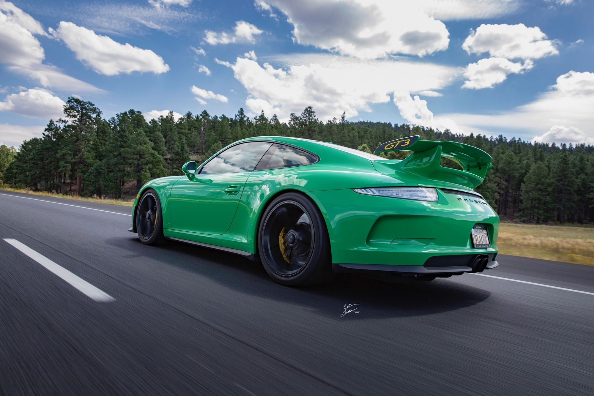 2015 Porsche 911 - 2015 Signal Green GT3 - Used - VIN WP0AC2A98FS189238 - 22,000 Miles - Austin, TX 73301, United States