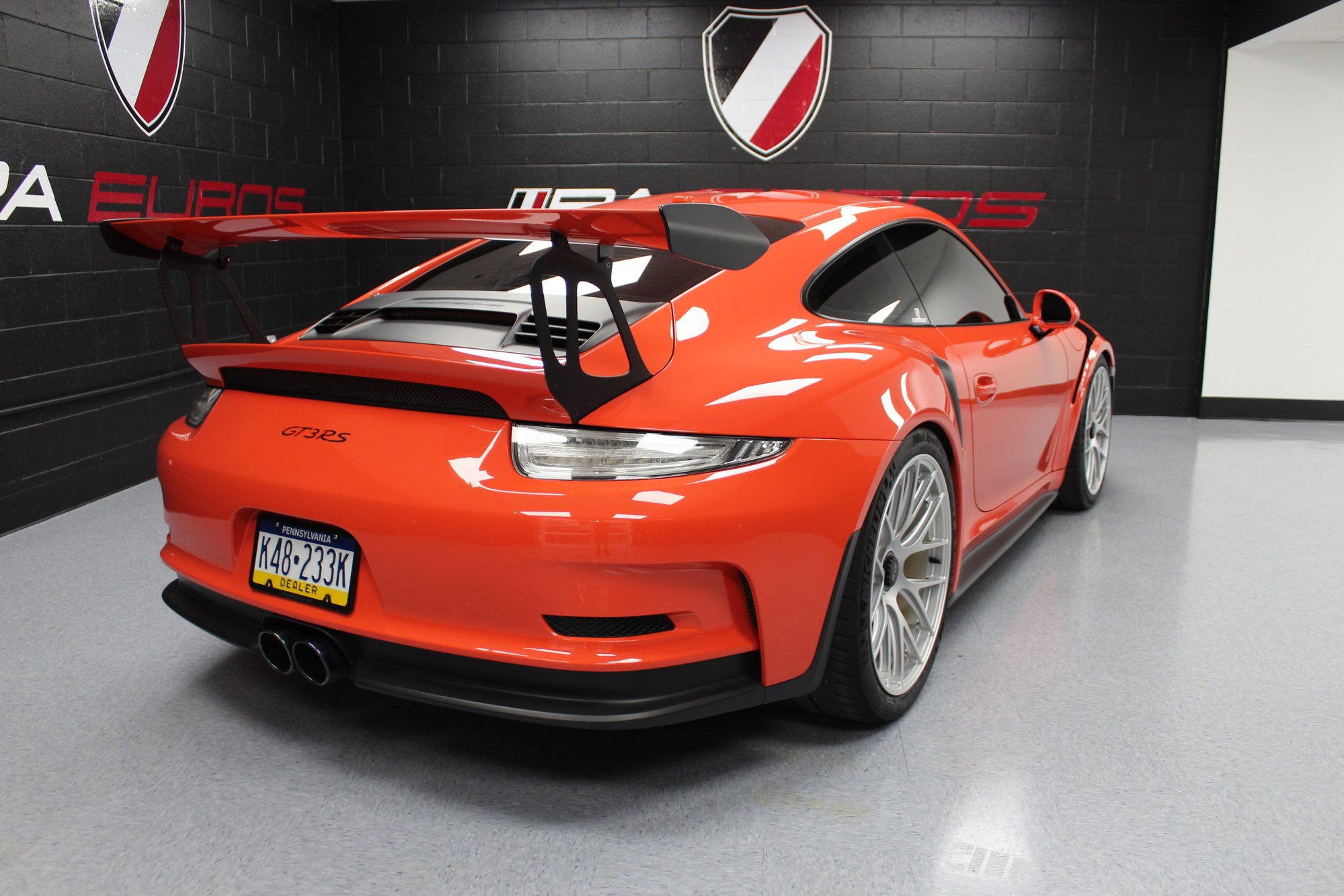 2016 Porsche 911 - 2016 GT3 RS 991.1 Lava Orange, Full Leather, FAL, PCCBs + CPO Warranty - Used - VIN WP0AF2A93GS192069 - 21,310 Miles - 6 cyl - 2WD - Automatic - Coupe - Orange - Exton, PA 19341, United States