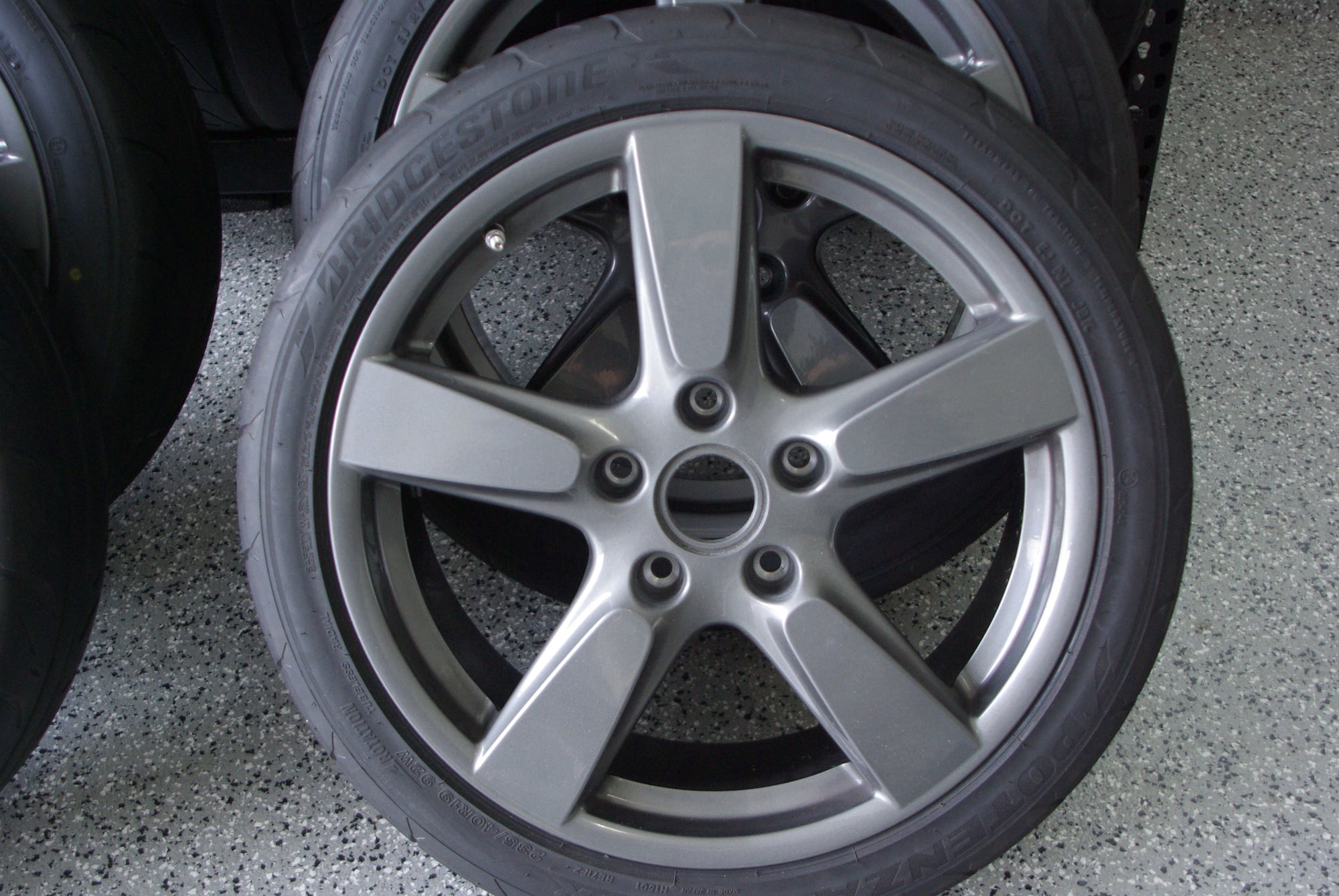 Wheels and Tires/Axles - 19" Cayman / Boxster 5 spoke Porsche wheels with Bridgestone RE71s - Used - 2013 to 2020 Porsche Boxster - 2014 to 2020 Porsche Cayman - Overland Park, KS 66224, United States