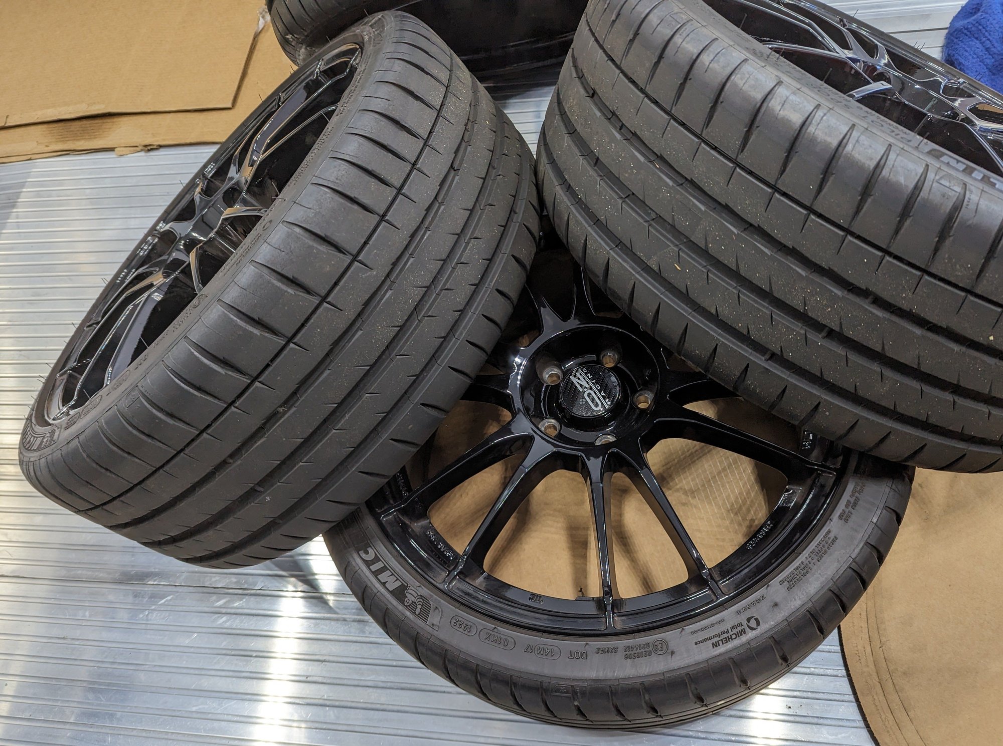 Wheels and Tires/Axles - OZ Ultraleggera HLT black 19x8 wheels with Michelin Pilot Sport 4S - Audi VW BMW Merc - Used - All Years  All Models - San Leandro, CA 94577, United States