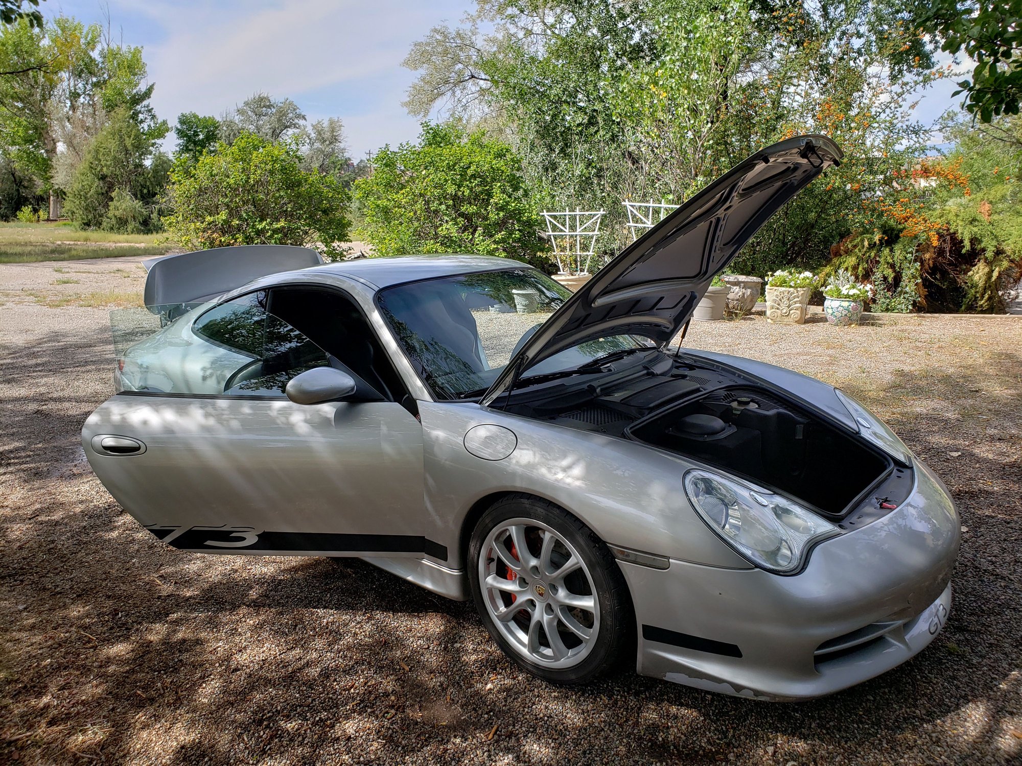 2004 Porsche GT3 - 2004 Silver Porsche GT3 - Used - VIN WP0AC29974S692079 - 25,300 Miles - 6 cyl - 2WD - Manual - Coupe - Silver - Santa Fe, NM 87506, United States