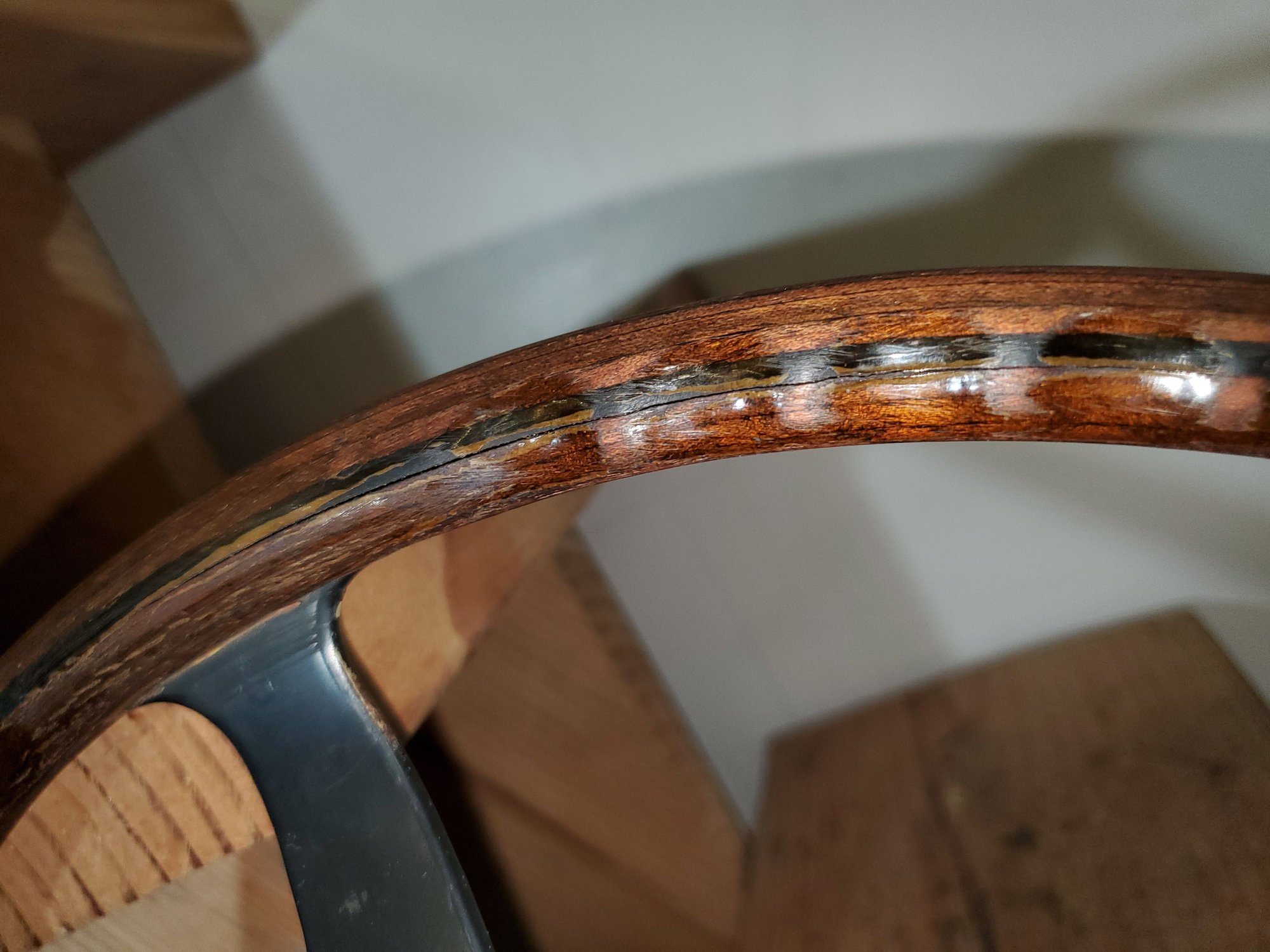 Steering/Suspension - Genuine 1965-1968 Porsche 911 912 VDM Wooden Steering Wheel With Hockey Puck - Used - 1965 to 1973 Porsche 911 - 1965 to 1969 Porsche 912 - Los Angeles, CA 90032, United States